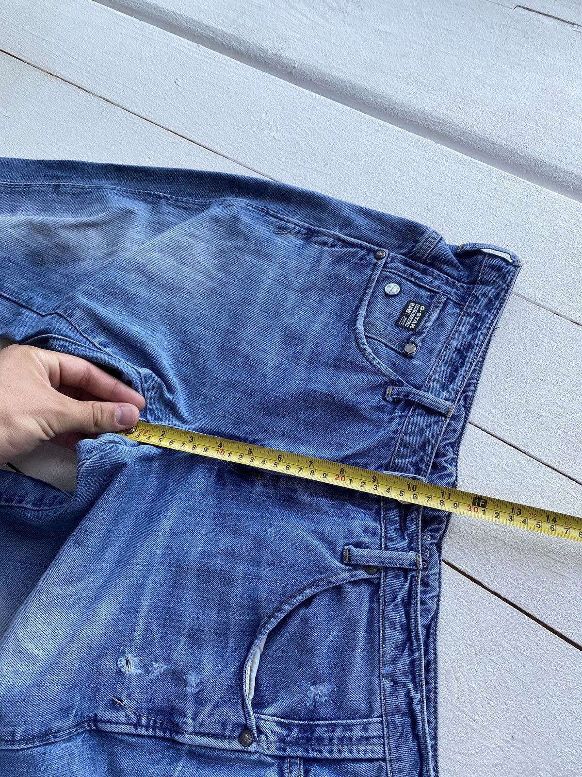 G-Star 🔥G Star Opium Punk Distressed 3d kate tapered Wmn Jeans Size 32" / US 10 / IT 46 - 13 Thumbnail