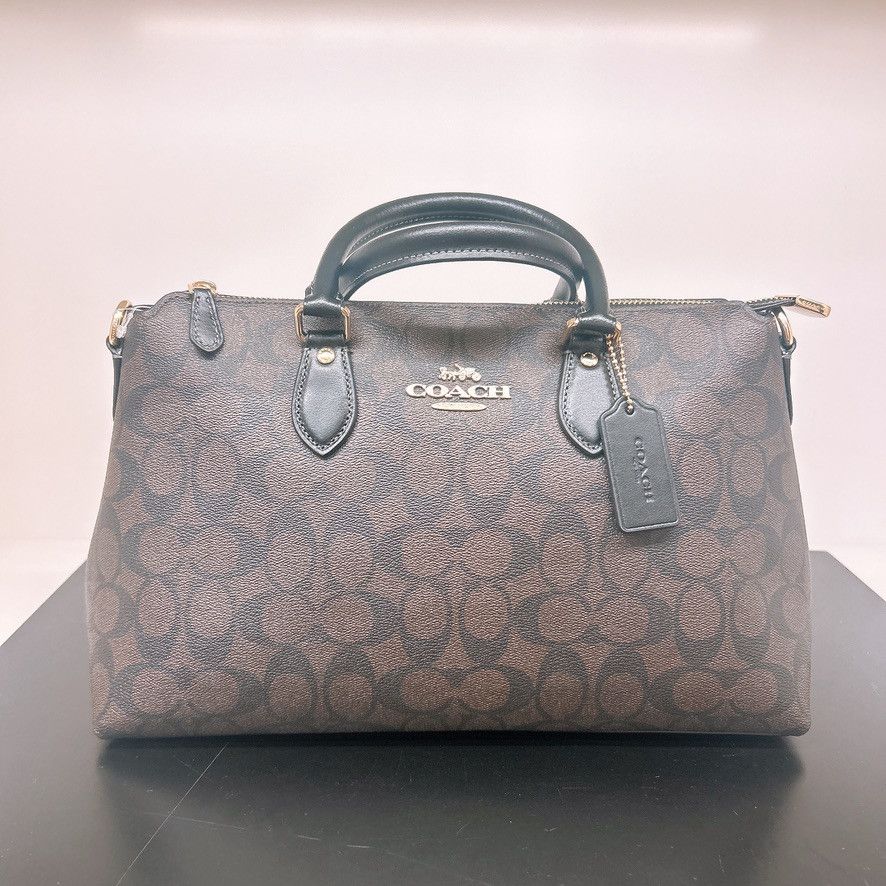 Coach Georgia Satchel In Signature Canvas CR157 Size ONE SIZE - 1 Thumbnail