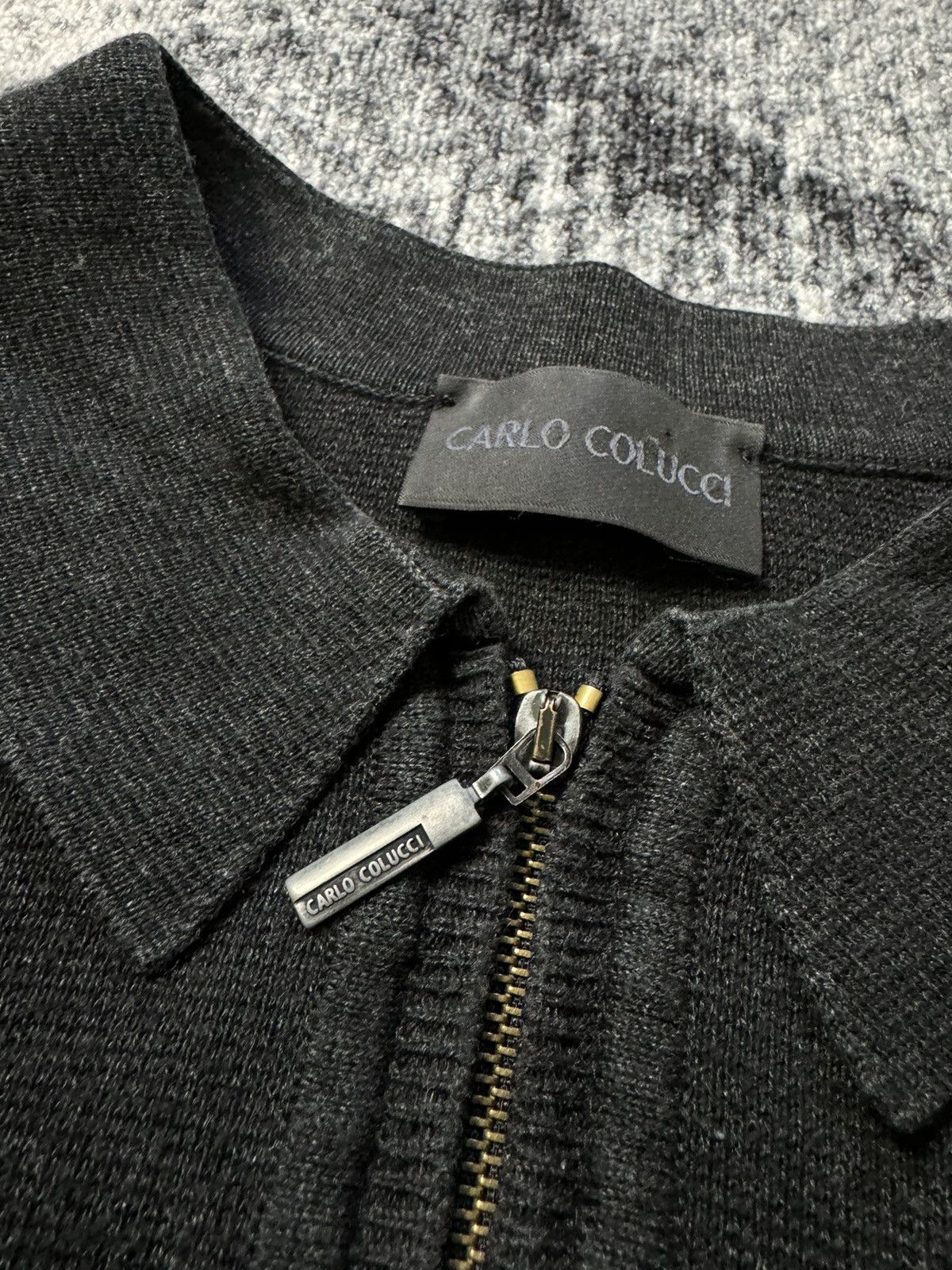 Carlo Colucci × Vintage Vintage Carlo Colucci Sweater 1/4 Zip Y2K style 90s Size US M / EU 48-50 / 2 - 4 Thumbnail