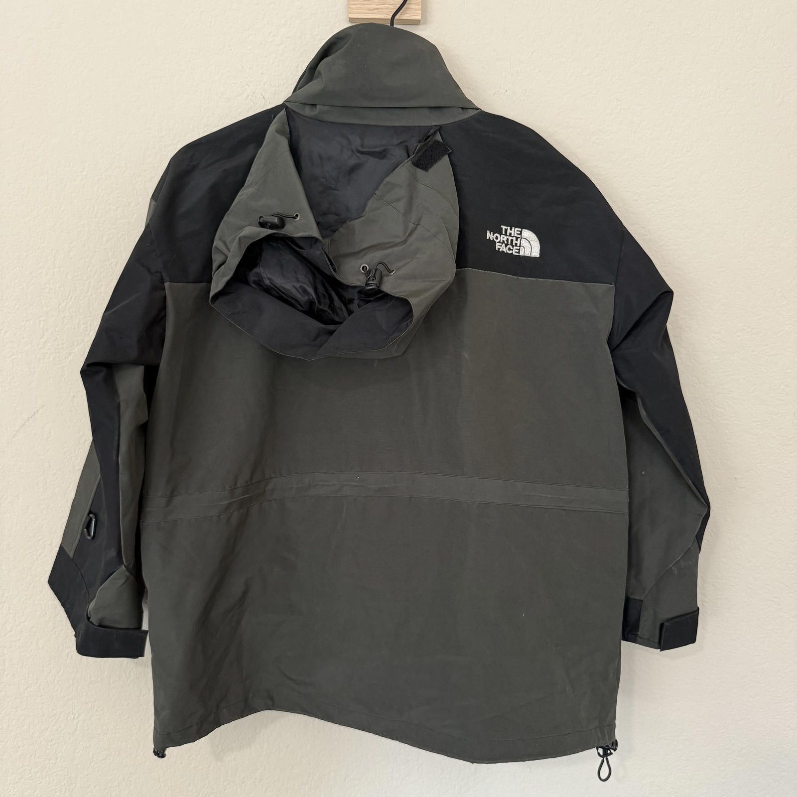 The North Face Northface Jacket Women's XL Black/Green GoreTex Zip VTG Size US XL / EU 56 / 4 - 4 Thumbnail