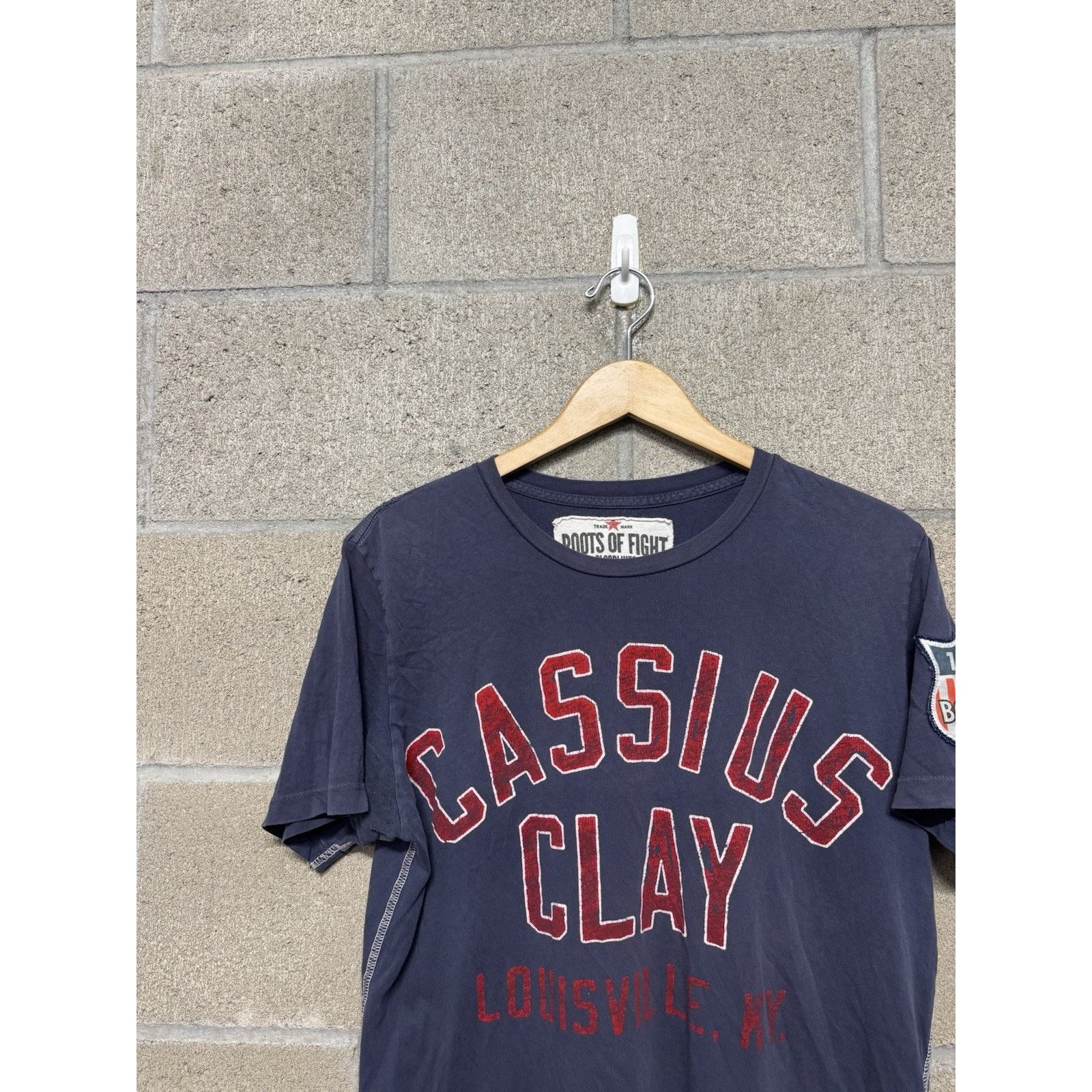 Other Roots Of Fight Cassius Clay T Shirt Blue Made USA Size US M / EU 48-50 / 2 - 2 Thumbnail