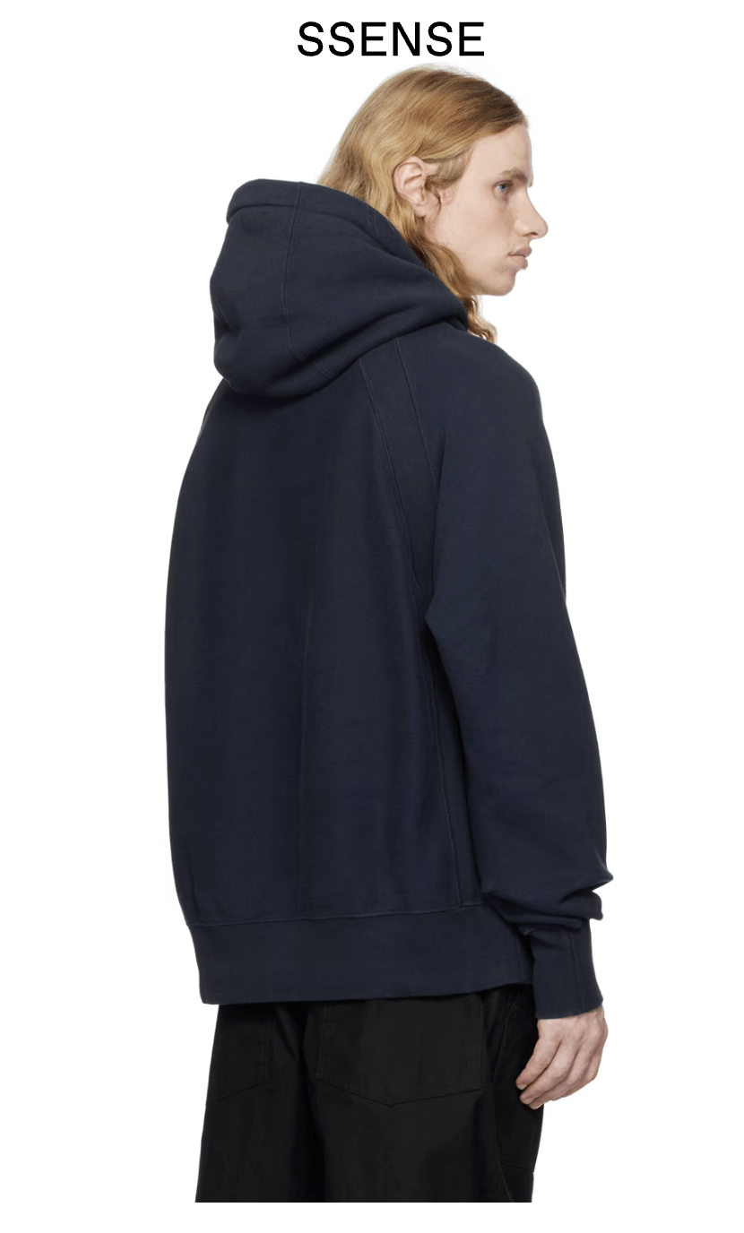 Engineered Garments Navy Raglan Hoodie Size US XXS / EU 40 - 7 Thumbnail