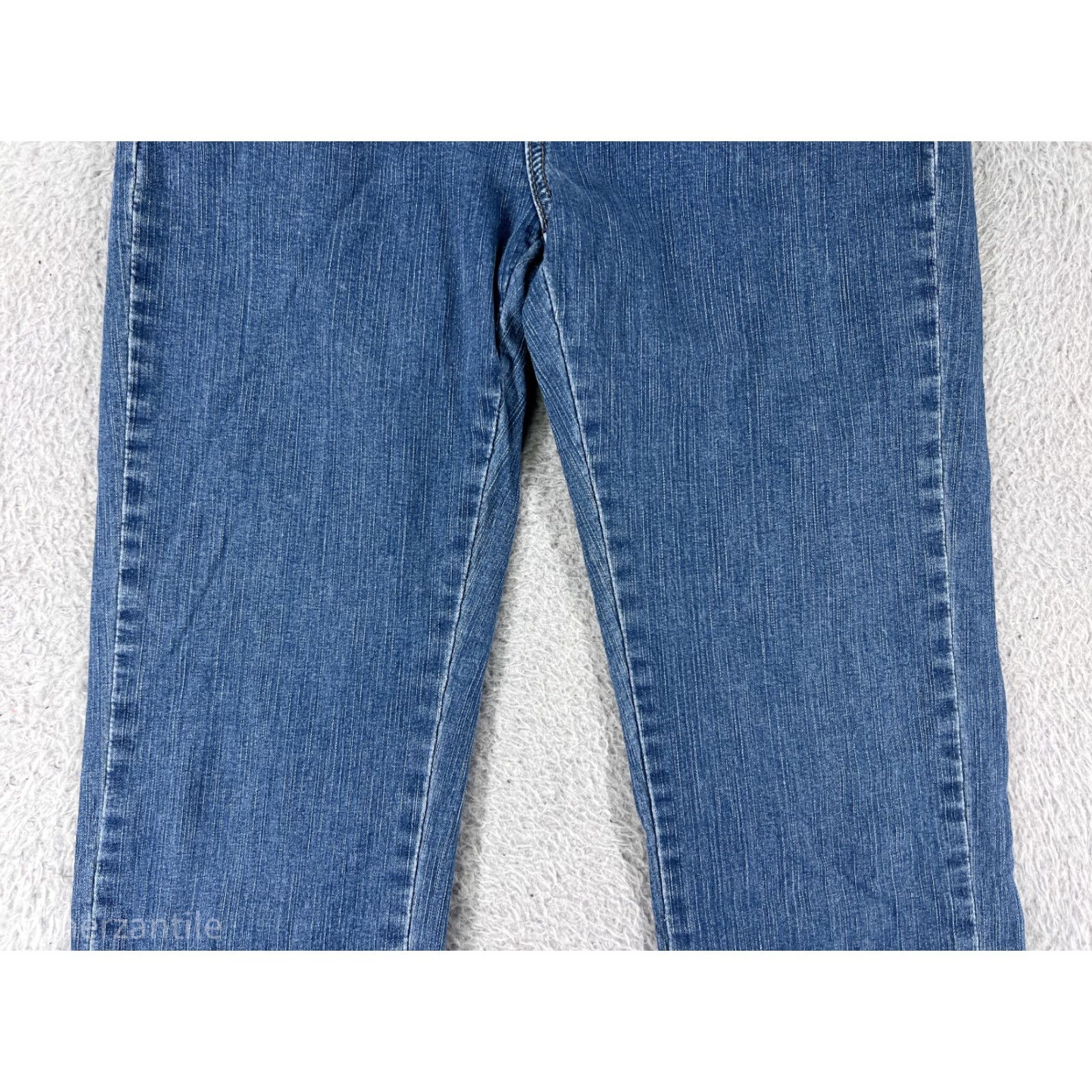 Lee Lee Jeans Bootcut Women 6 Blue Denim Cotton Blend Regular Low-Rise 5-Pocket Designer Western Classic Cowboy 90s Womens Size 28" / US 6 / IT 42 - 6 Thumbnail