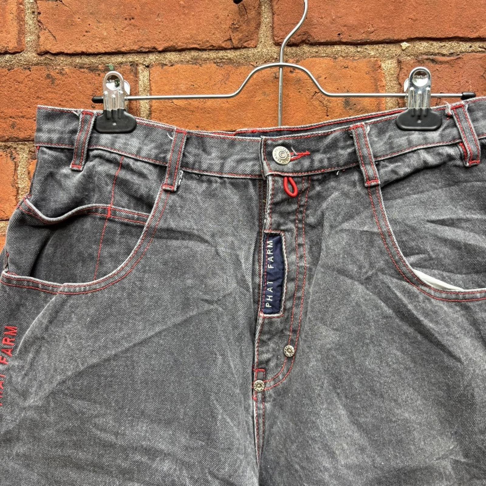 Phat Farm vintage phat farm Jean shorts 00s 32 Size US 32 / EU 48 - 3 Thumbnail