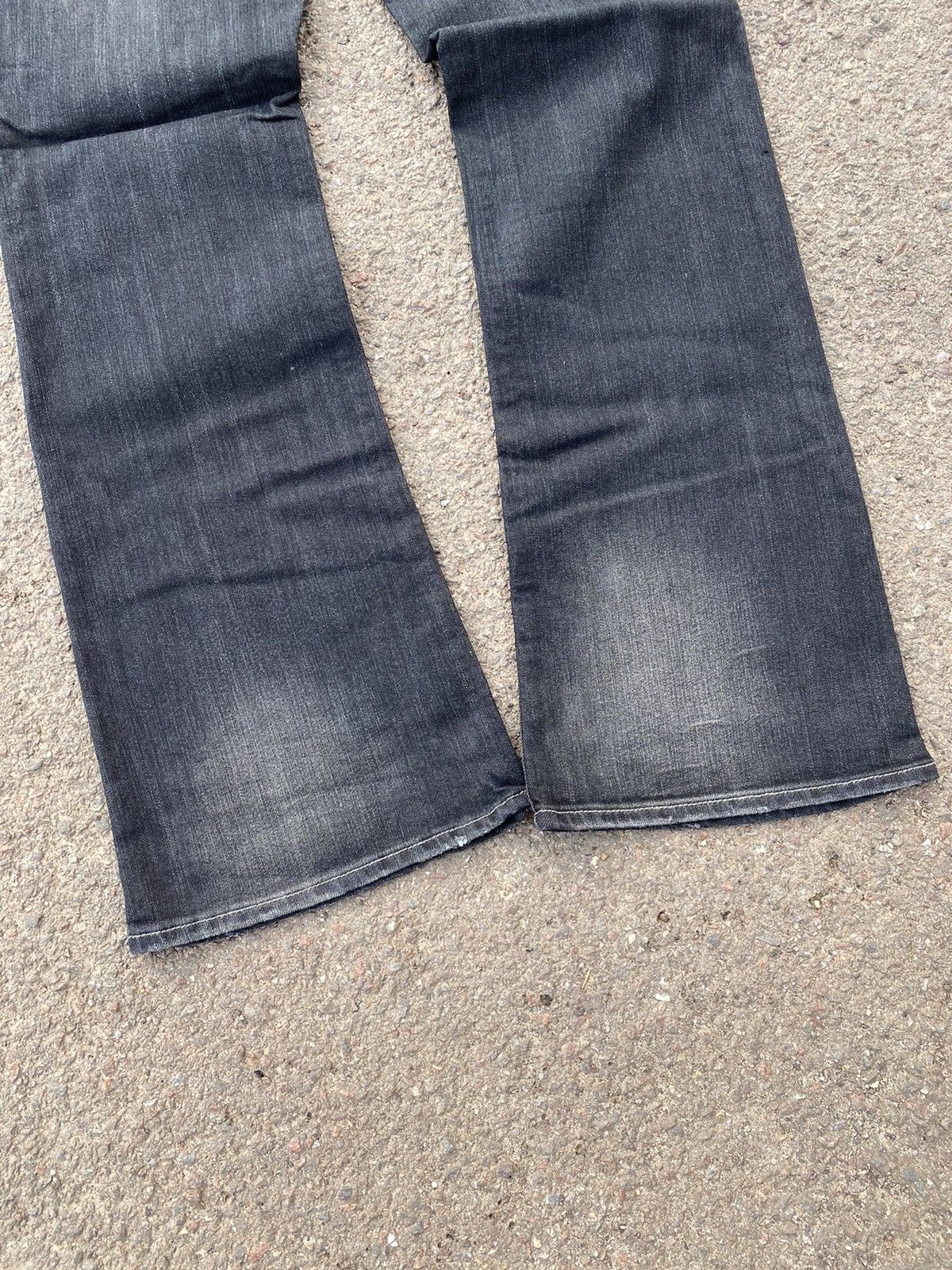 Ed Hardy Vintage Flare Ed Hardy Flared Denim Jeans y2k Size 30" / US 8 / IT 44 - 4 Thumbnail