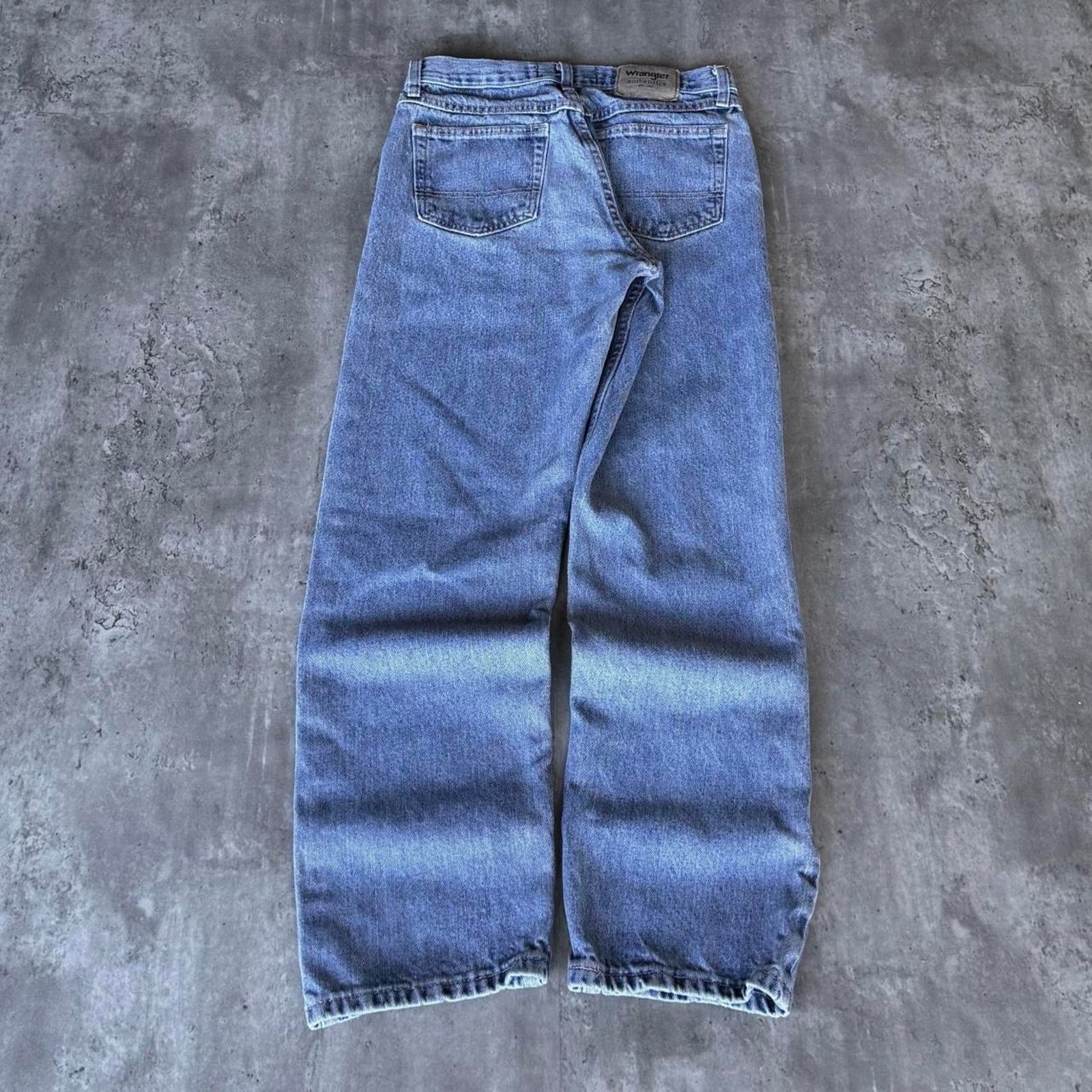 Vintage × Wrangler Vintage Y2K Blue Denim Essential Wrangler Denim Jeans Size US 29 - 2 Thumbnail