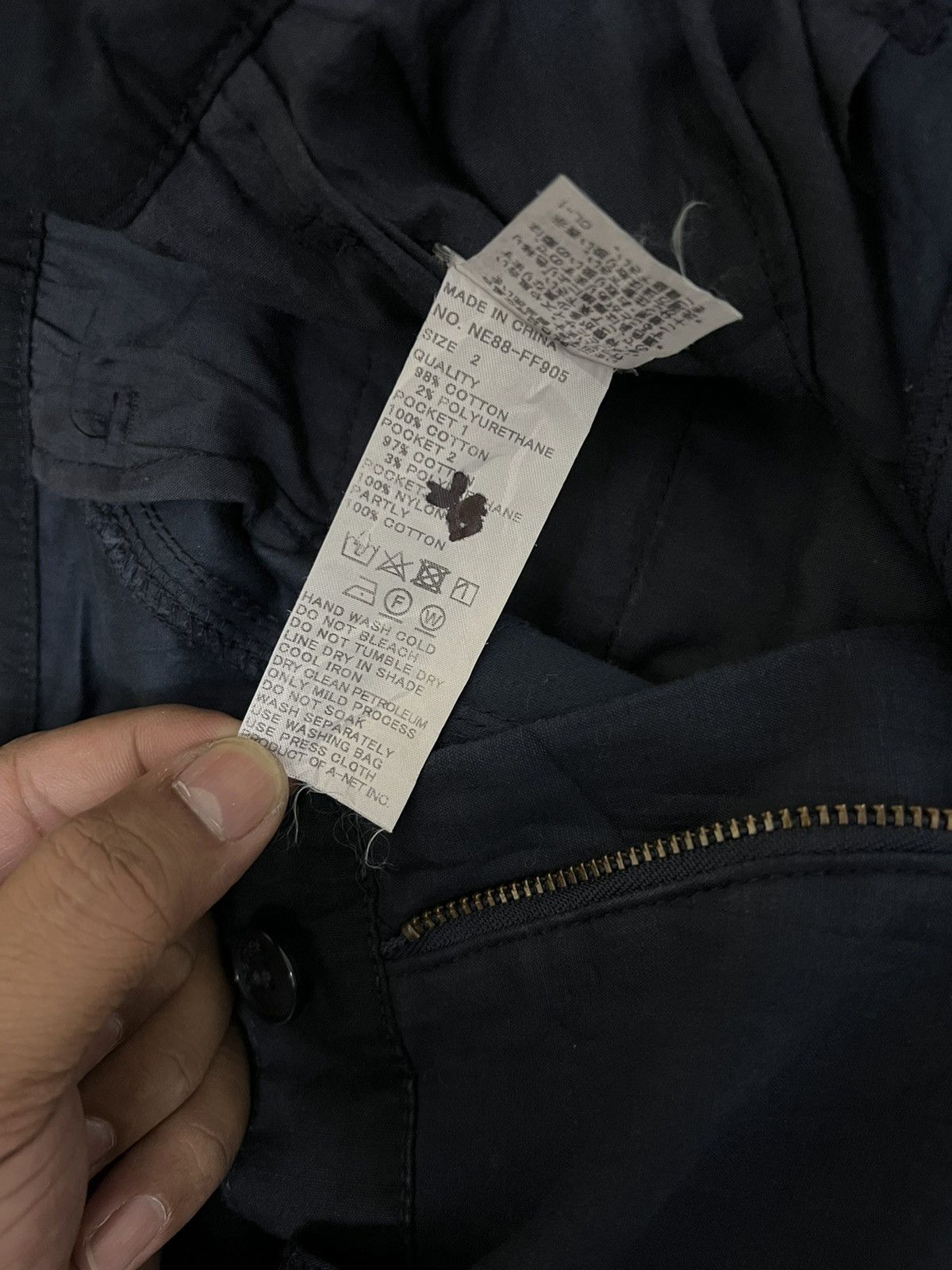 Issey Miyake × Ne-Net 2000s Ne-Net by Issey Miyake Cargo Pants CropCrotch Size US 30 / EU 46 - 8 Thumbnail