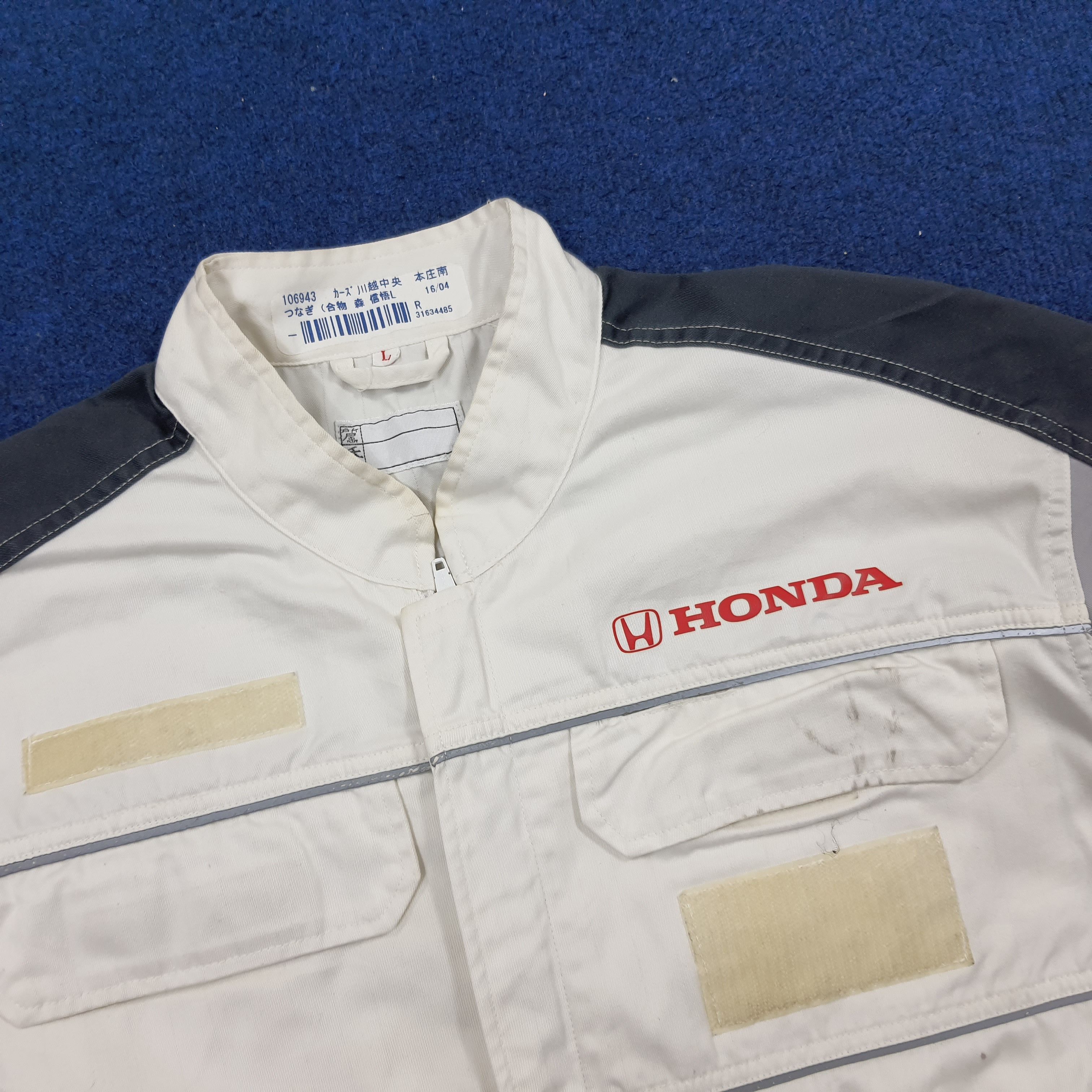 Honda × Japanese Brand Vintage HONDA Racing Japan Motorsports Brand Coverall Size US M / EU 48-50 / 2 - 6 Thumbnail