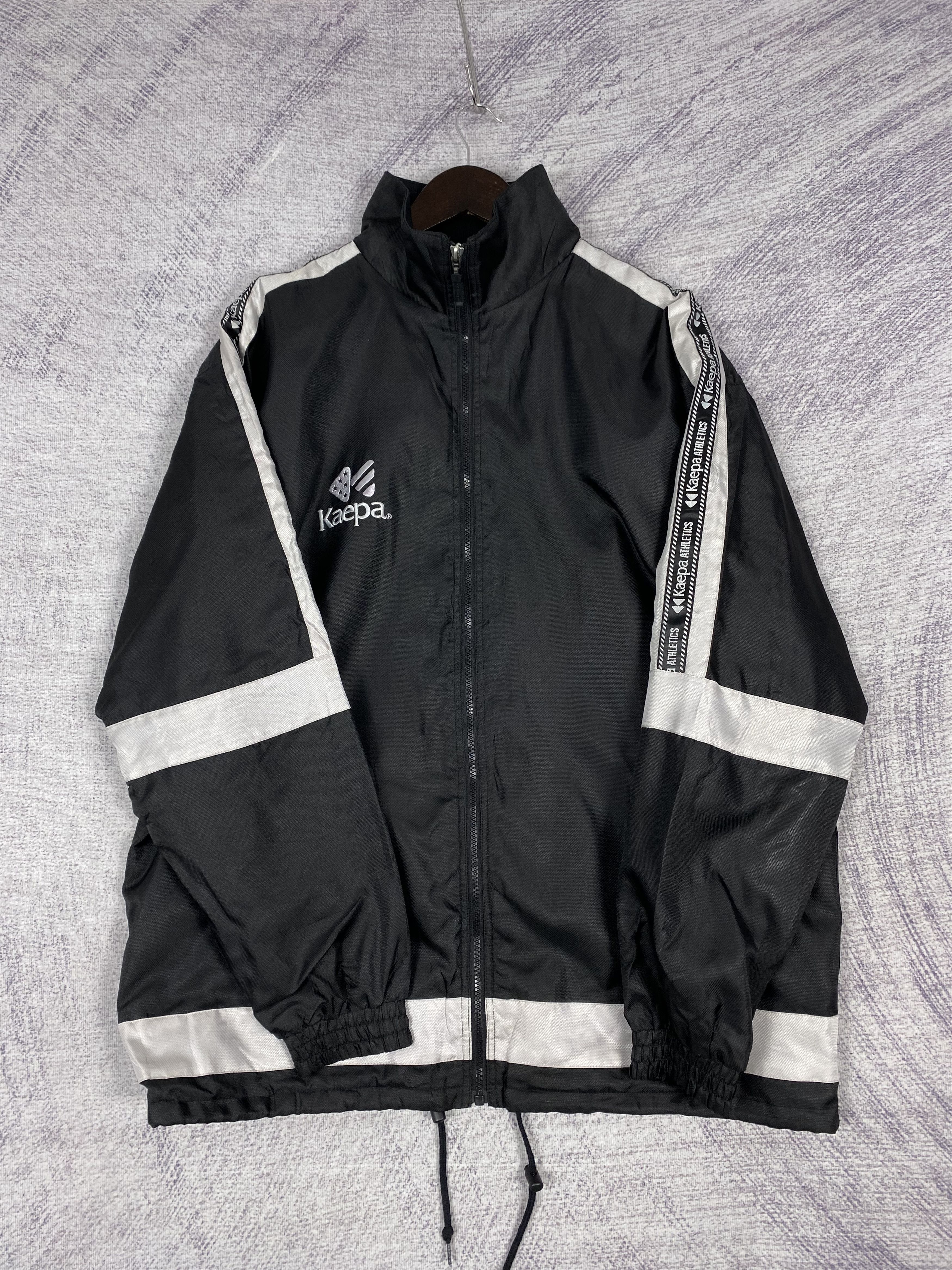 Kappa Vintage Kaepa Logo Tape Sleeve Track Jacket Size US L / EU 52-54 / 3 - 4 Thumbnail