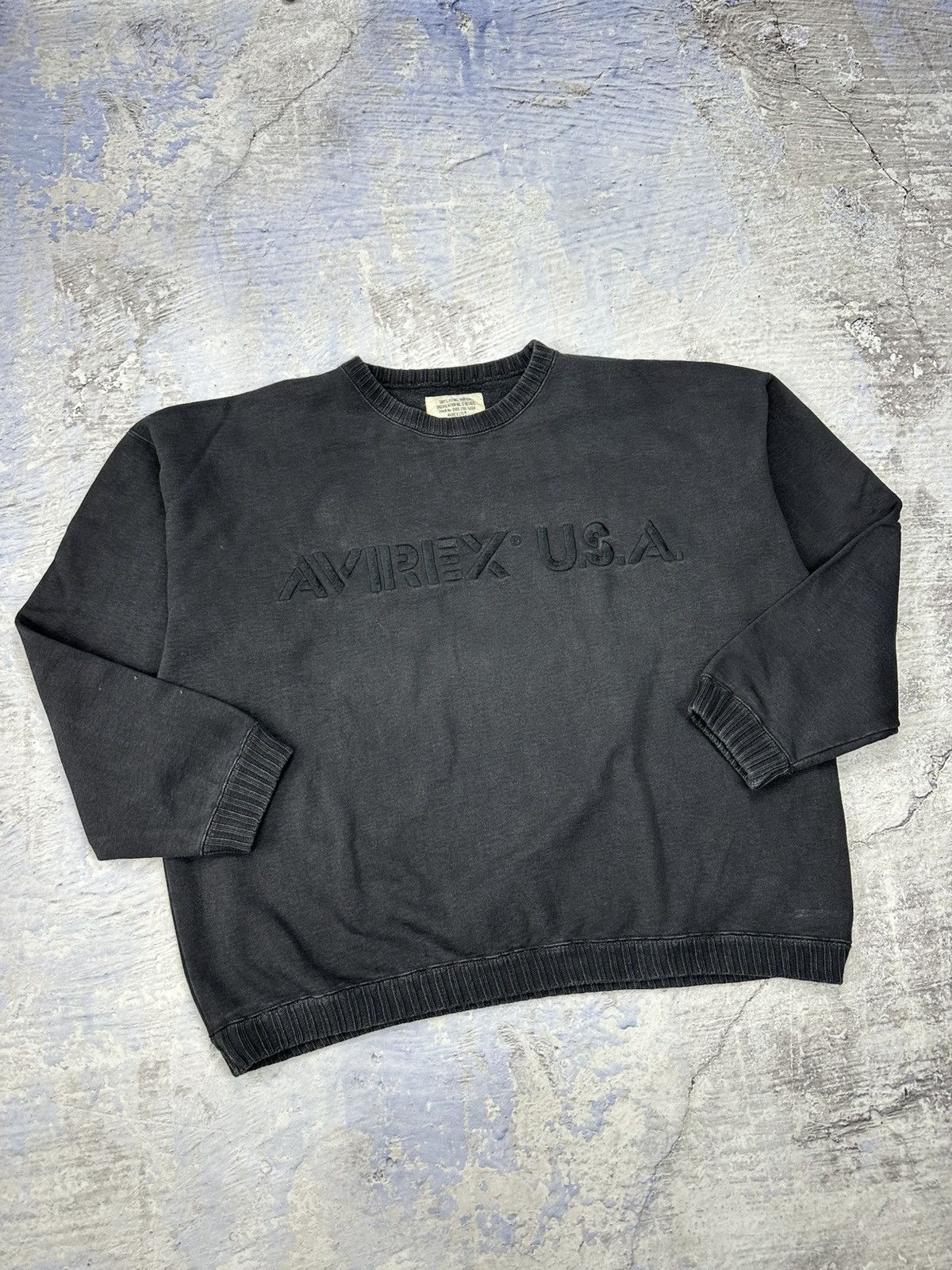 Avirex × Vintage Avirex USA vintage sweatshirt mens box fit heavy cotton Size US L / EU 52-54 / 3 - 2 Thumbnail