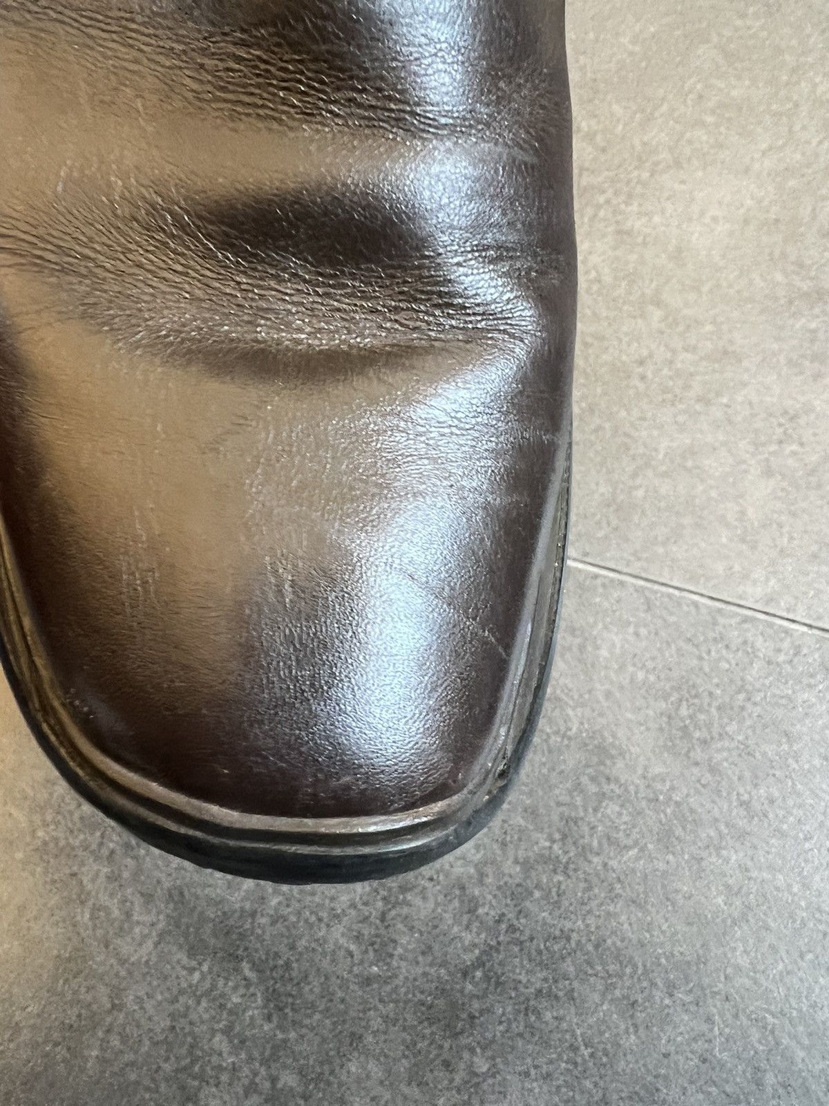 Prada × Vintage Rare Prada vintage 90s red tab Chelsea ankle boots Size US 9 / IT 39 - 6 Thumbnail