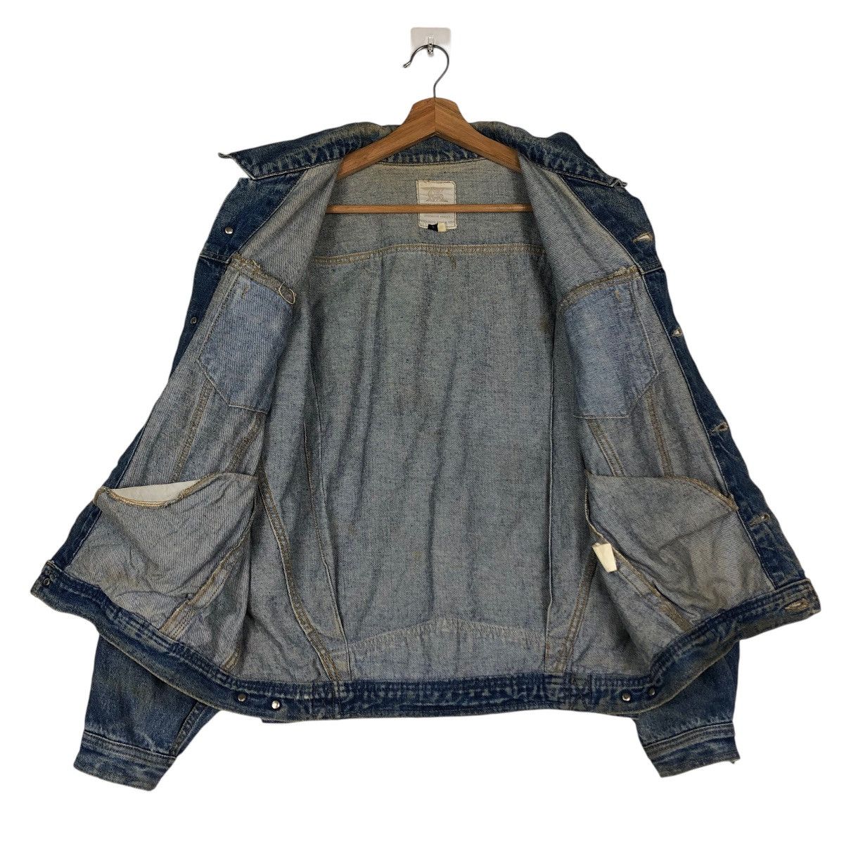 Japanese Brand 🔥Vtg Trucker Denim Jacket Bendorn Japan Issey Miyake Size US M / EU 48-50 / 2 - 13 Thumbnail