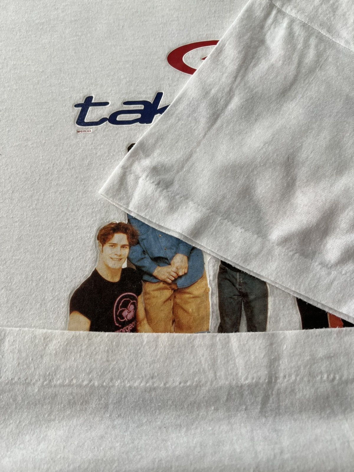Band Tees Vintage 1993 Take That Pop Band White T-shirt Size US L / EU 52-54 / 3 - 7 Thumbnail