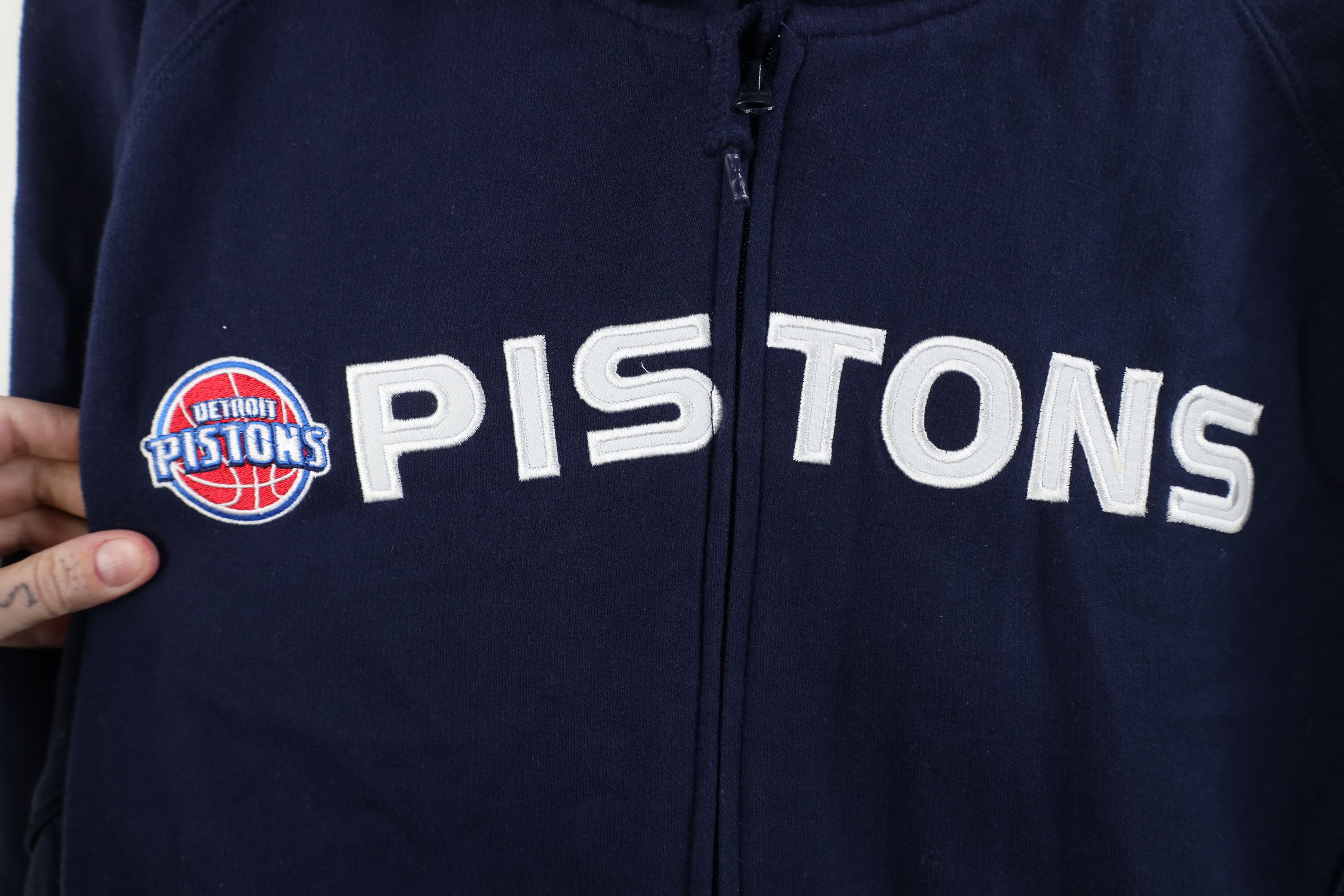 Vintage Vintage Y2K NBA Detroit Pistons Basketball Full Zip Hoodie Size US S / EU 44-46 / 1 - 6 Thumbnail