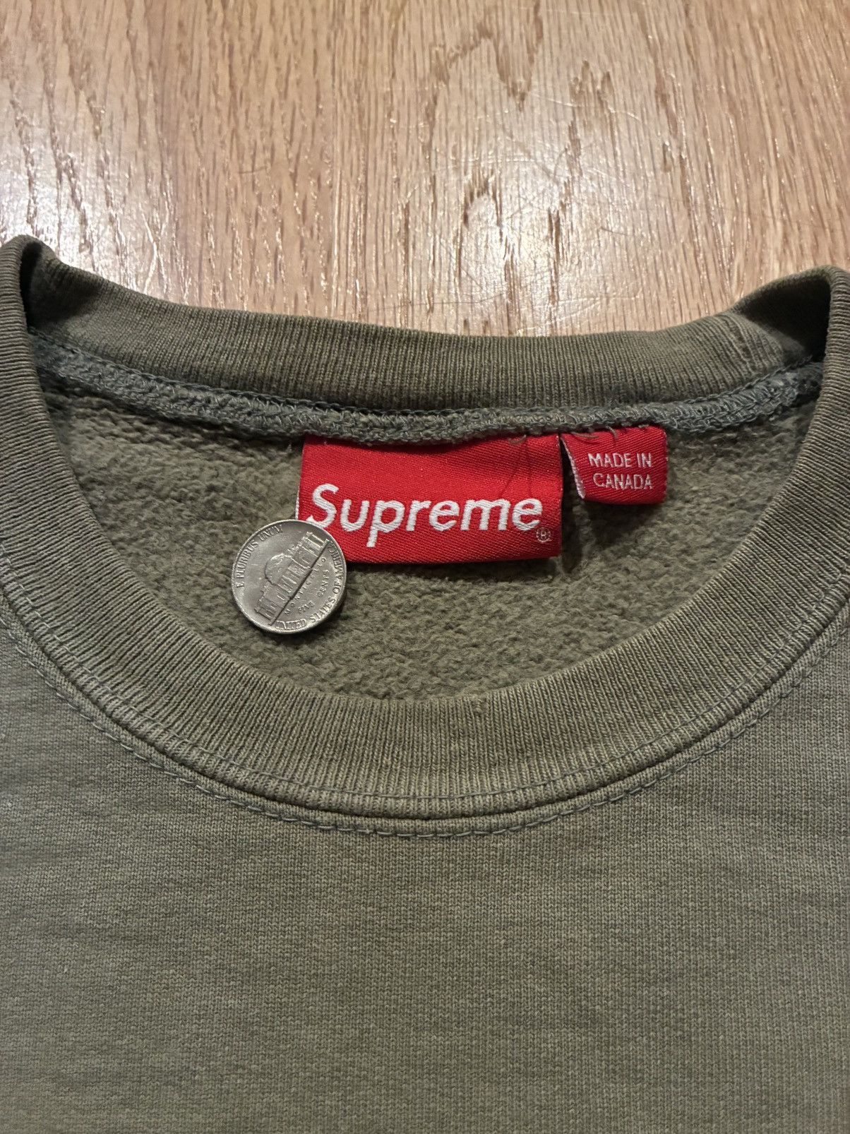 Supreme Supreme FW2019 "Breed" Olive Green Crewneck Size US M / EU 48-50 / 2 - 3 Thumbnail