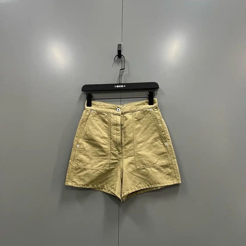 Loewe Loewe Khaki Cotton Women’s Shorts 0089 Size 28" / US 6 / IT 42 - 1 Thumbnail