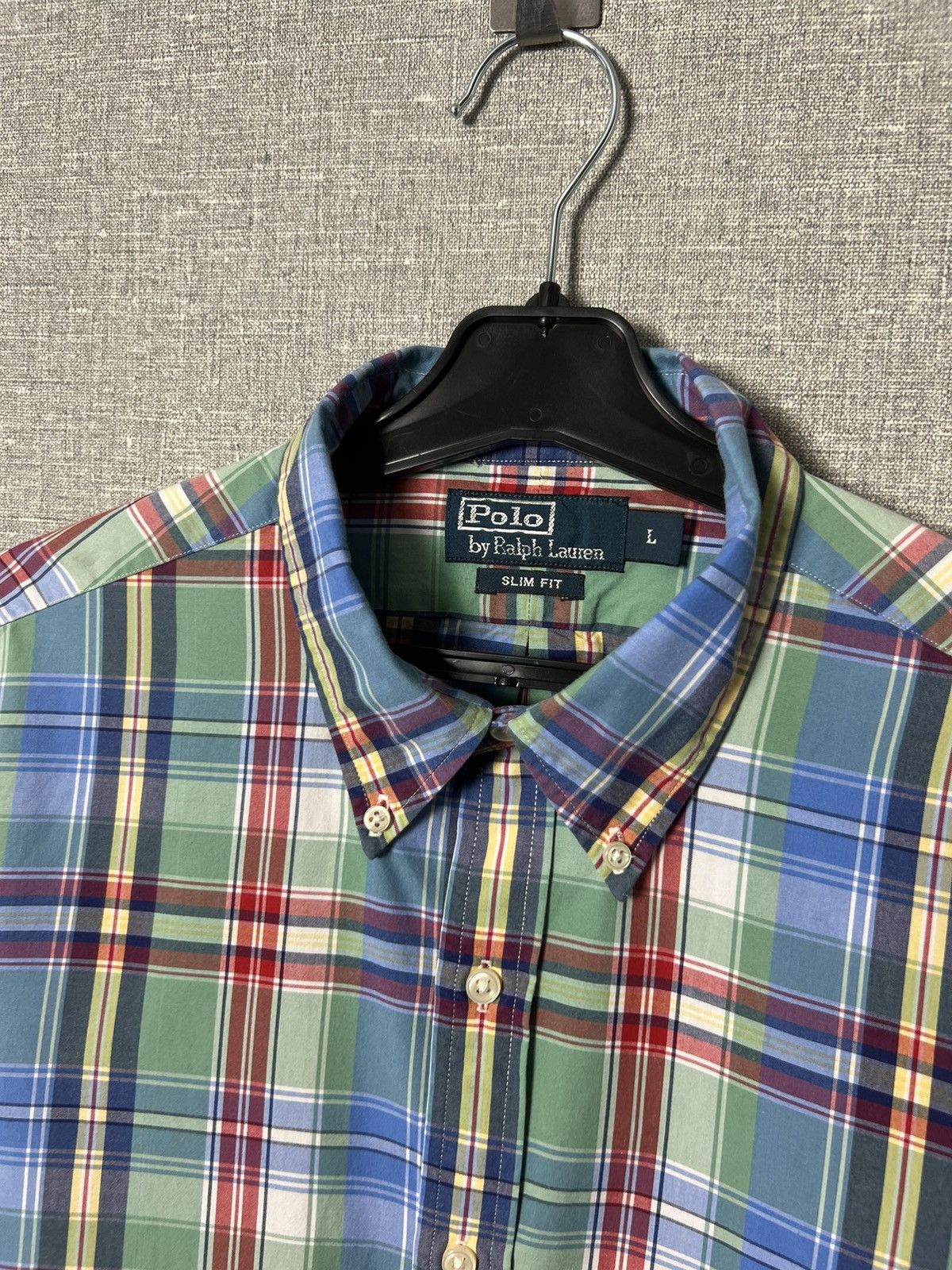 Polo Ralph Lauren Vintage Polo Ralph Lauren Plaid Button Long Sleeves Shirt Size US L / EU 52-54 / 3 - 9 Thumbnail