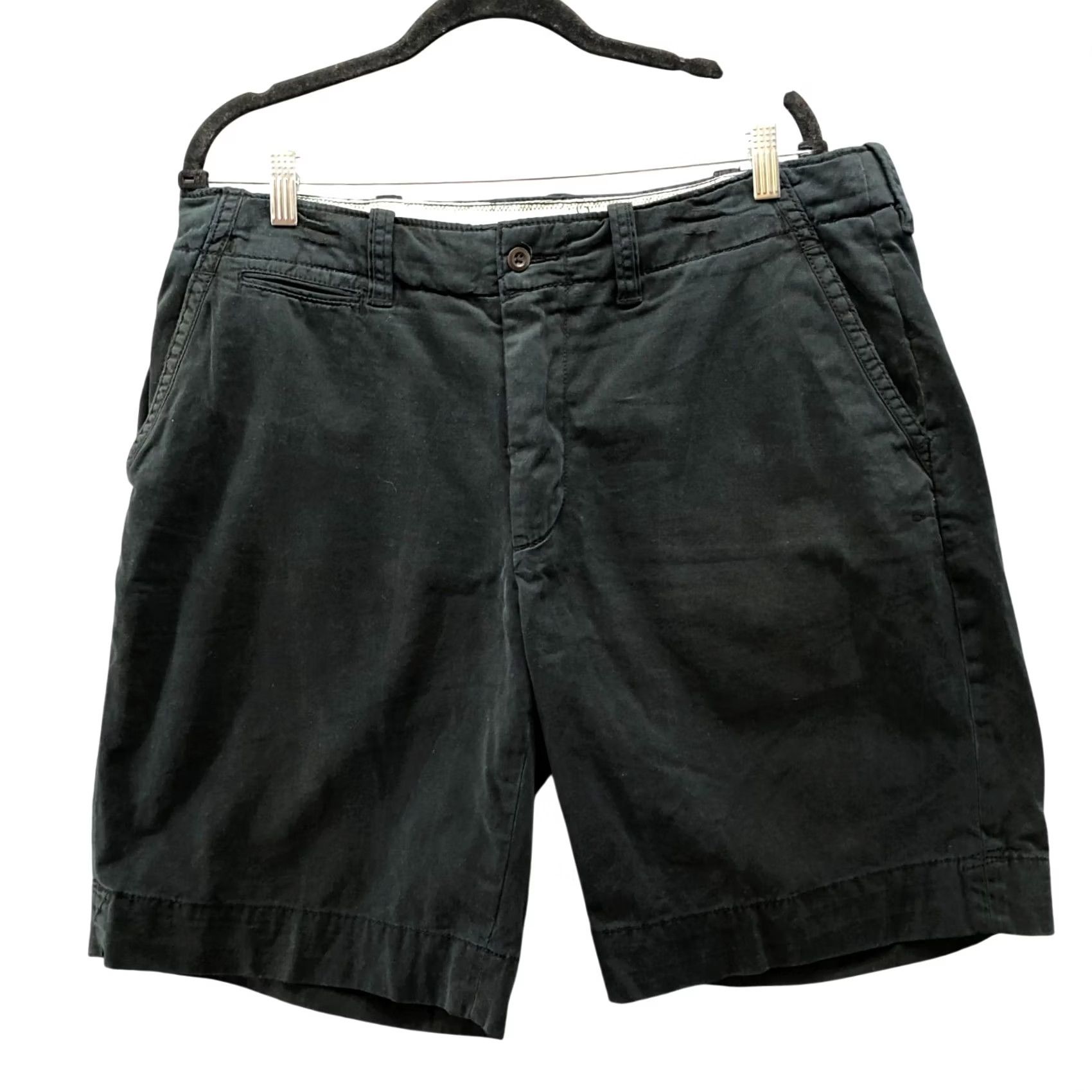 Polo Ralph Lauren VINTAGE? No. Polo Ralph Lauren Chino Shorts Mens 39 Black 10.5'' Inseam Cotton Flap Pocket Casual Everyday Classic Mens Size US L / EU 52-54 / 3 - 2 Thumbnail