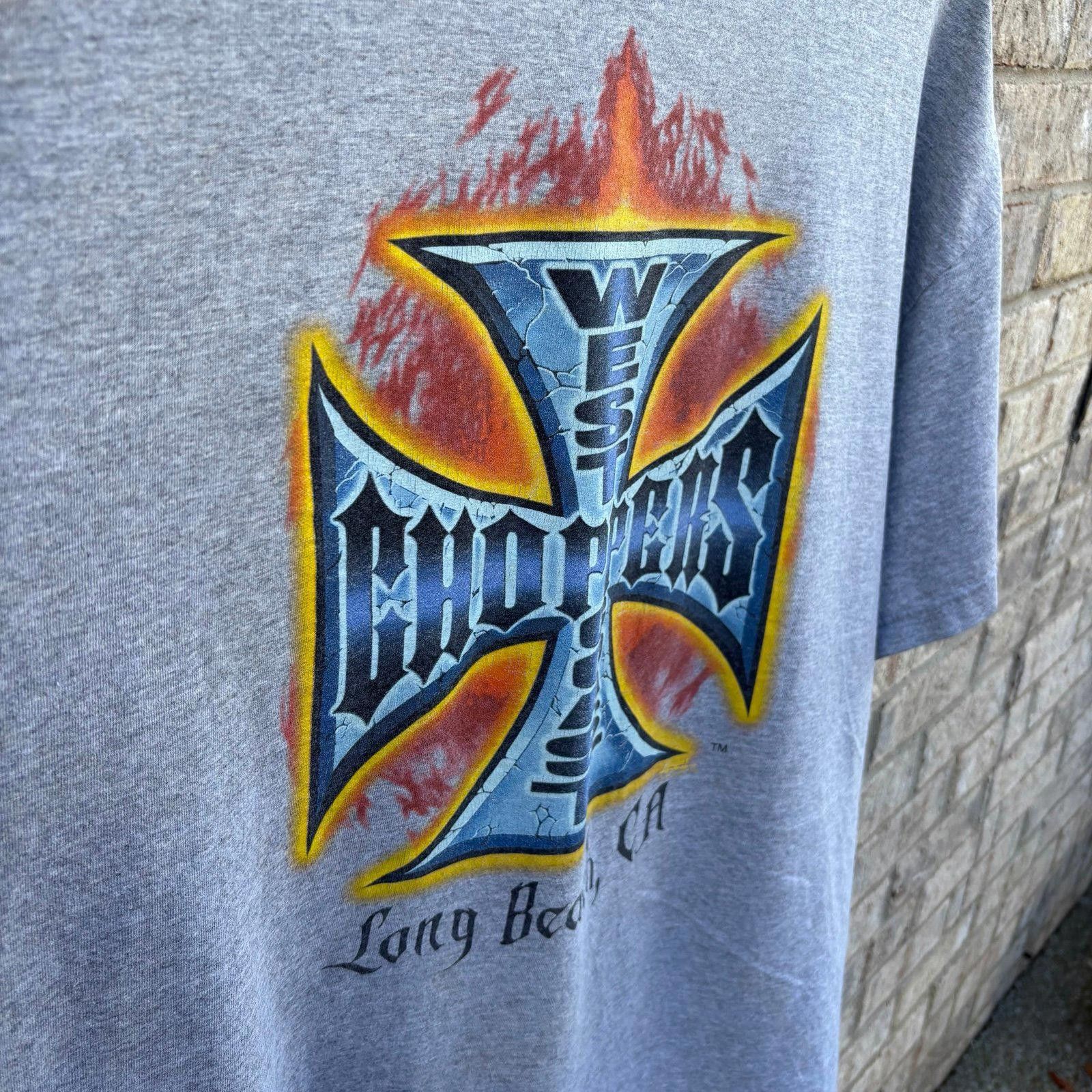 West Coast Choppers Vintage West Coast Choppers Tshirt Size US XL / EU 56 / 4 - 8 Thumbnail