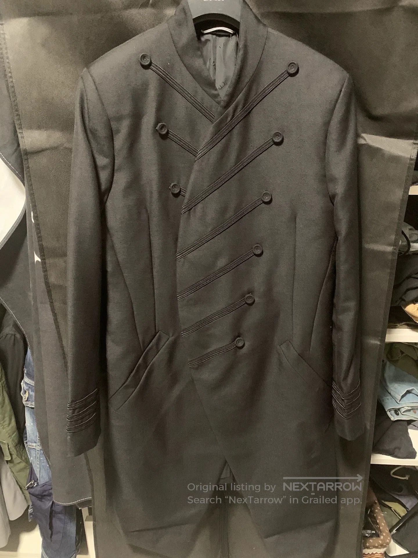 Dior classic black wool coat by dior homme. Size US M / EU 48-50 / 2 - 1 Thumbnail