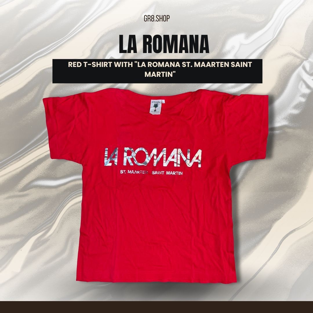 Other La Romana Red T-Shirt With "La Romana St. Maarten Saint Mart Size US L / EU 52-54 / 3 - 1 Thumbnail
