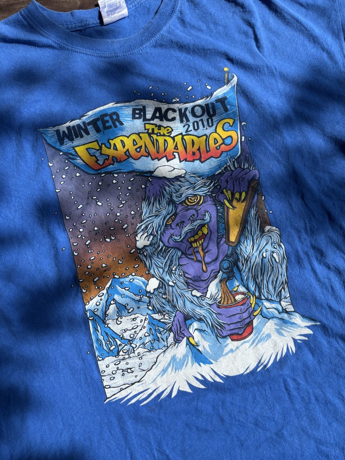 Band Tees The Expendables Tour 2010 Winter blackout Size US XXL / EU 58 / 5 - 3 Thumbnail