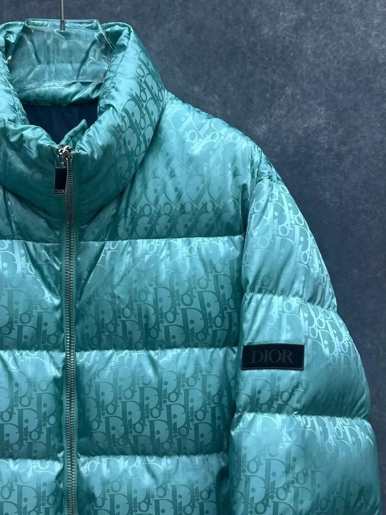 Dior Dior DIOR Logo Zip Collar Short Sleeve Down Jacket-2507 Size US XXL / EU 58 / 5 - 5 Thumbnail