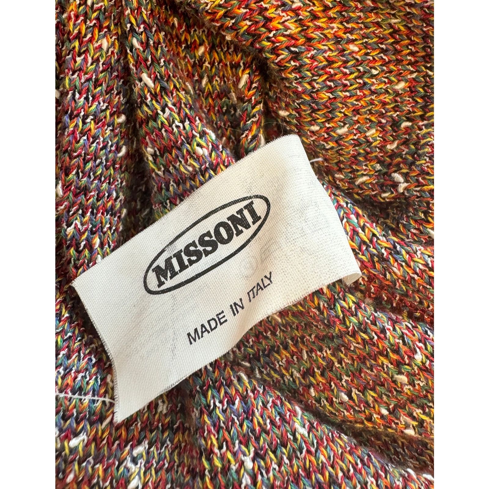 Missoni RARE Vintage Missoni Knit Sweater Blazer Shacket Cardigan Size XXL / US 16-18 / IT 52-54 - 8 Thumbnail