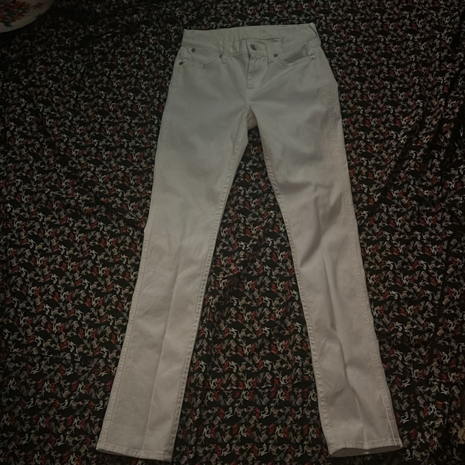 7 For All Mankind 7 For All Mankind 7FAM White Jeans 24 Boho Casual Size 24" / US 00 / IT 34 - 1 Thumbnail