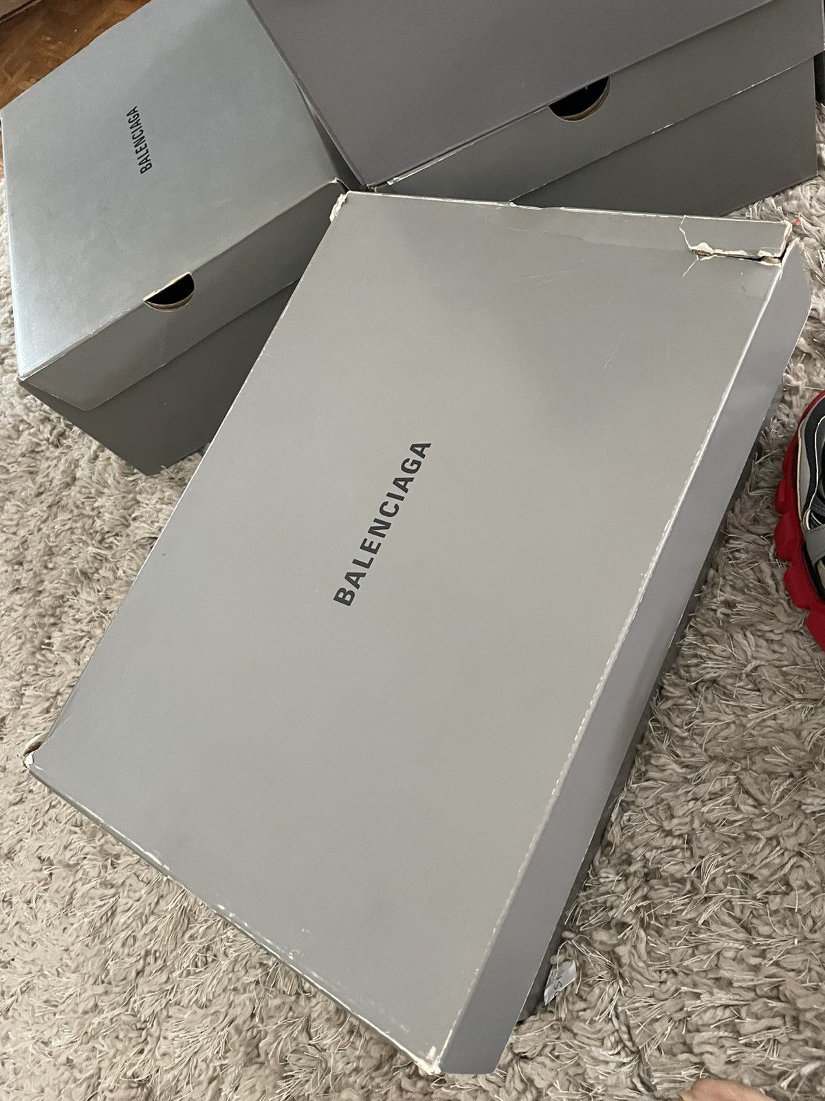 Balenciaga Balenciaga Track 2 black/Grey/Red Size US 12 / EU 45 - 11 Thumbnail