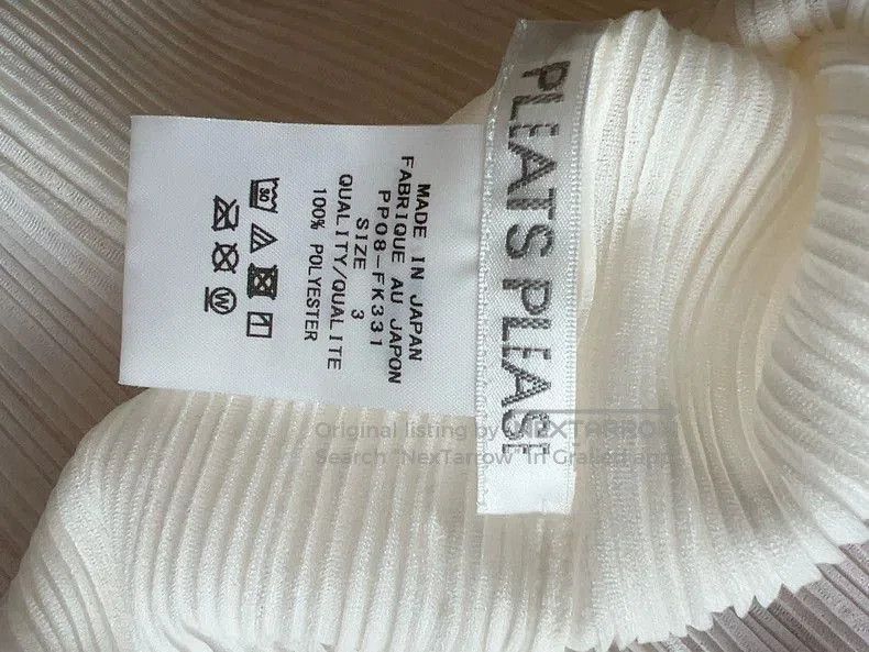 Issey Miyake Issey Miyake Ribbed Long Sleeve Top Cream Color- Size US L / EU 52-54 / 3 - 2 Thumbnail