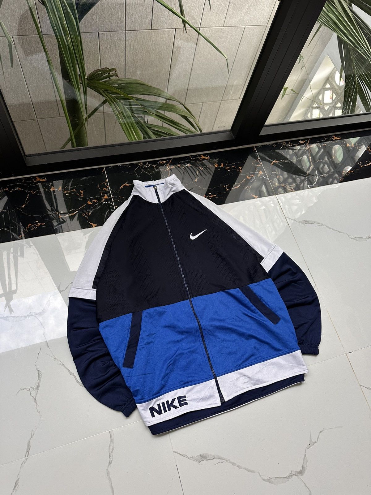 Nike × Vintage 🦍NIKE VINTAGE TRIPLE LOGO STREETWEAR LIGHT JACKET🦍 Size US XL / EU 56 / 4 - 1 Thumbnail