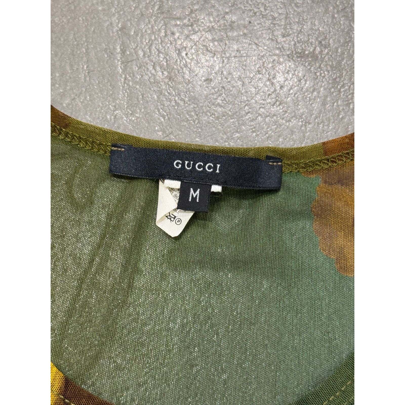 Gucci S/S1999 Gucci by Tom Ford floral sheer mesh tank Size M / US 6-8 / IT 42-44 - 5 Thumbnail