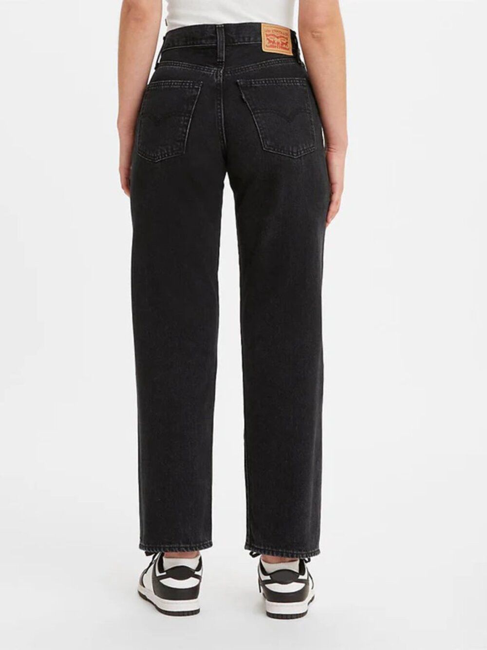 Levi's Levi's 94 Baggy Jeans In Black Stonewash Size 33 Size 33" - 2 Thumbnail