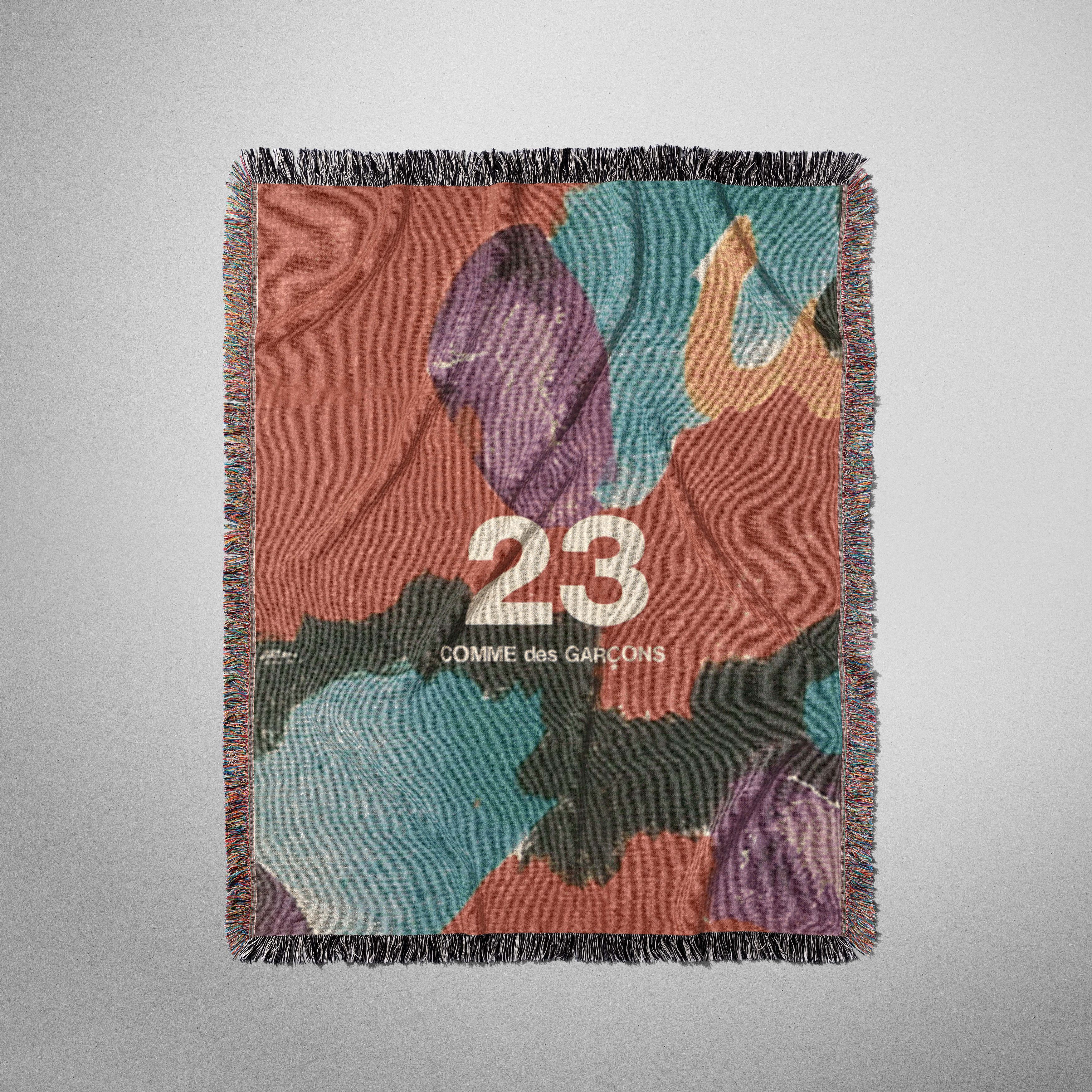 Comme des Garcons Comme Des Garcons Blanket Woven Art Poster Gift Logo Book Size ONE SIZE - 1 Thumbnail