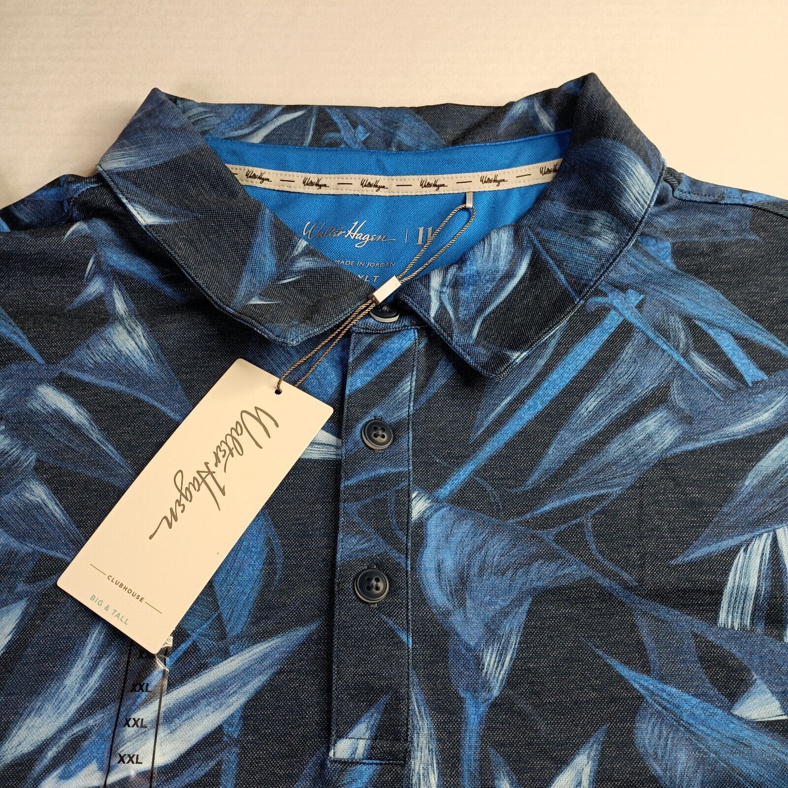 Other Walter Hagen Airbrush Print Golf Polo Shirt Men's 4XLT Blue Size US XXL / EU 58 / 5 - 2 Thumbnail