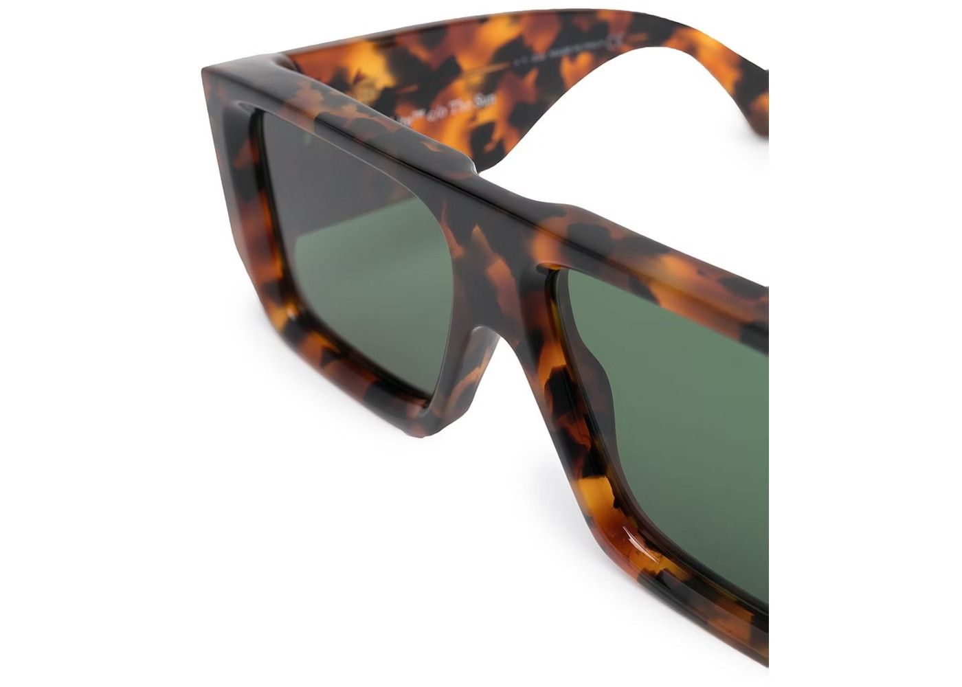 Off-White o1w1db10824 Size: OS / Tropez Sunglasses in Havana Green Size ONE SIZE - 3 Thumbnail