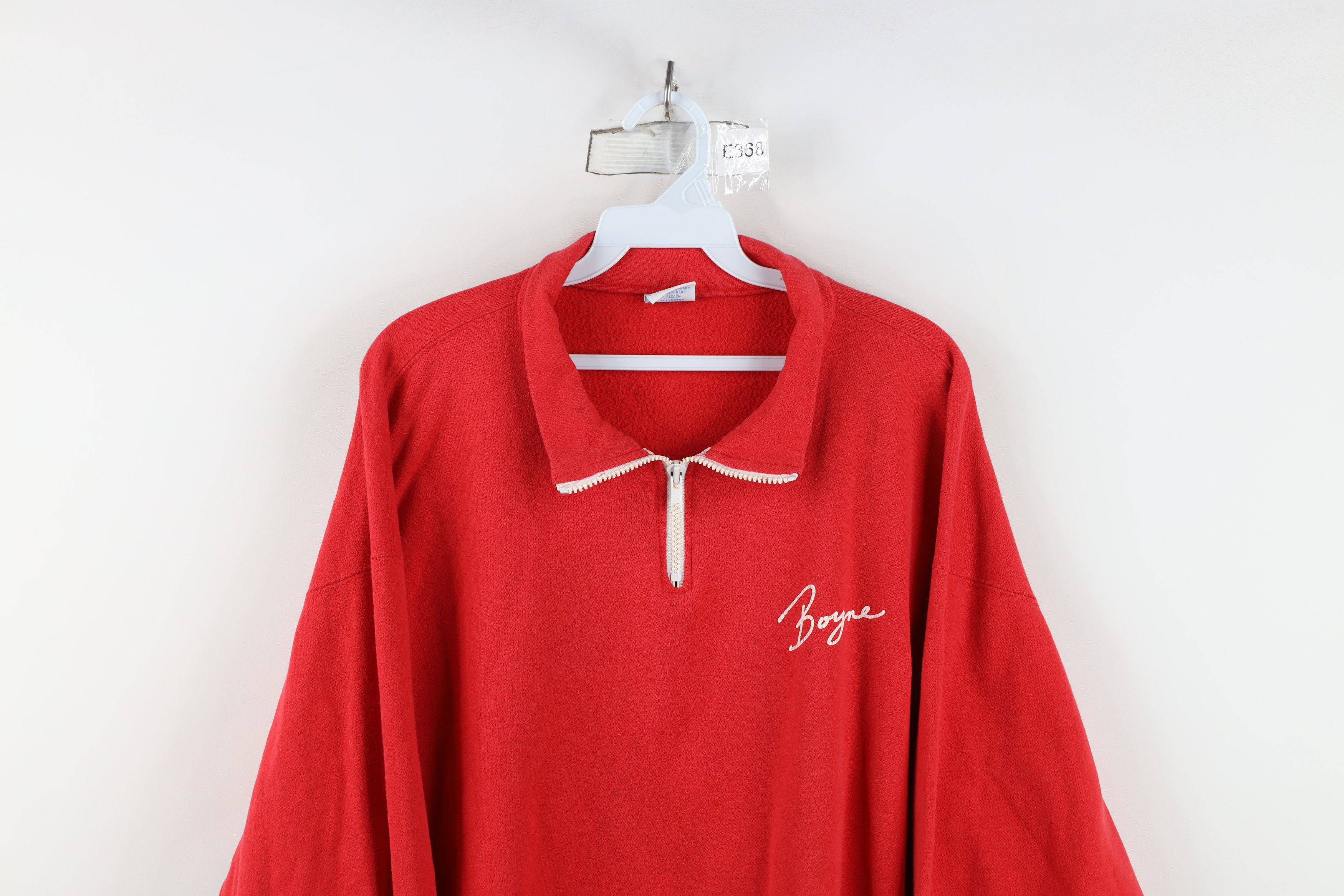 Vintage Vintage 80s 90s Ski Snowboard Half Zip Sweatshirt USA Size US XL / EU 56 / 4 - 2 Thumbnail