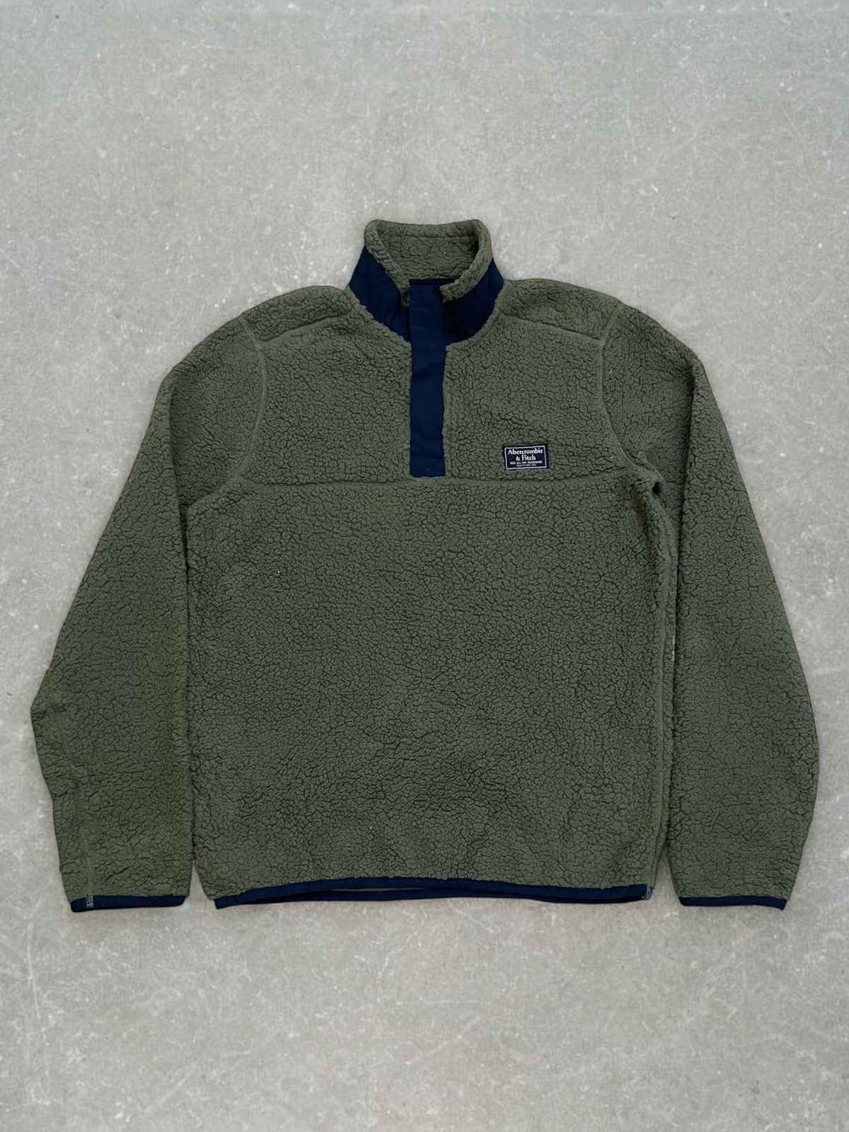 Abercrombie & Fitch Abercrombie Soft Fleece Button Up Collar AW Wear Size US S / EU 44-46 / 1 - 1 Thumbnail