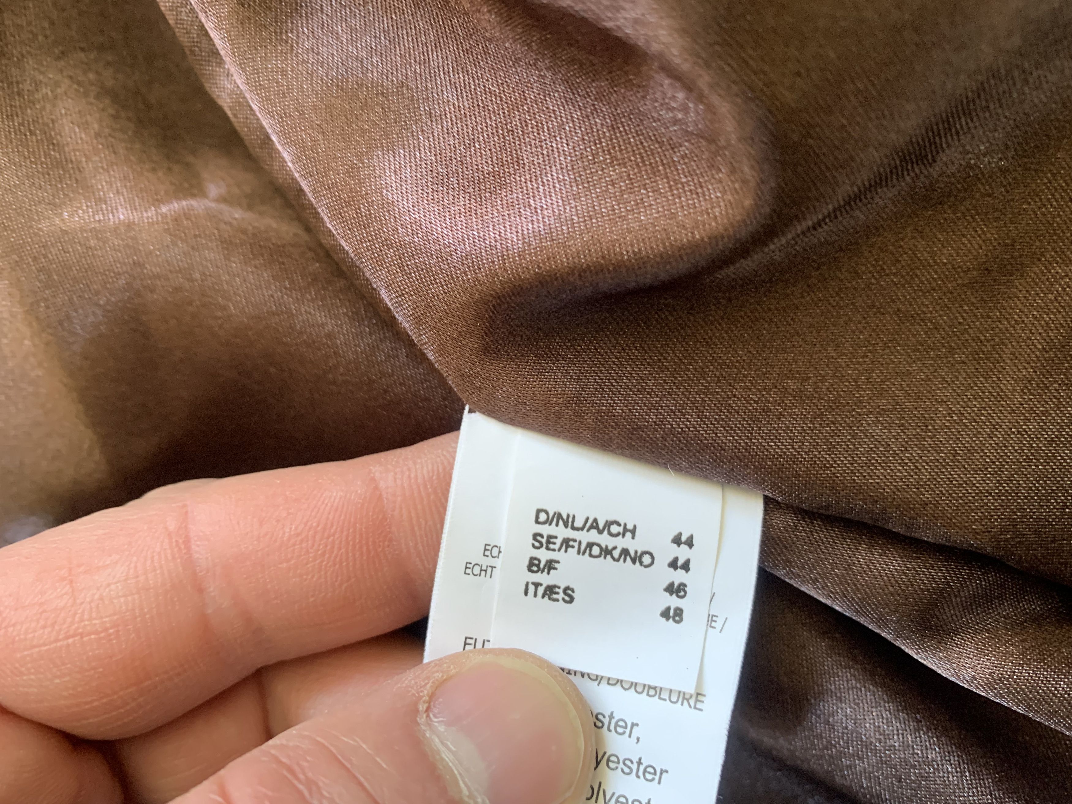 Other Zimmert Leather Womens Long Brown Jacket Size M / US 6-8 / IT 42-44 - 11 Thumbnail