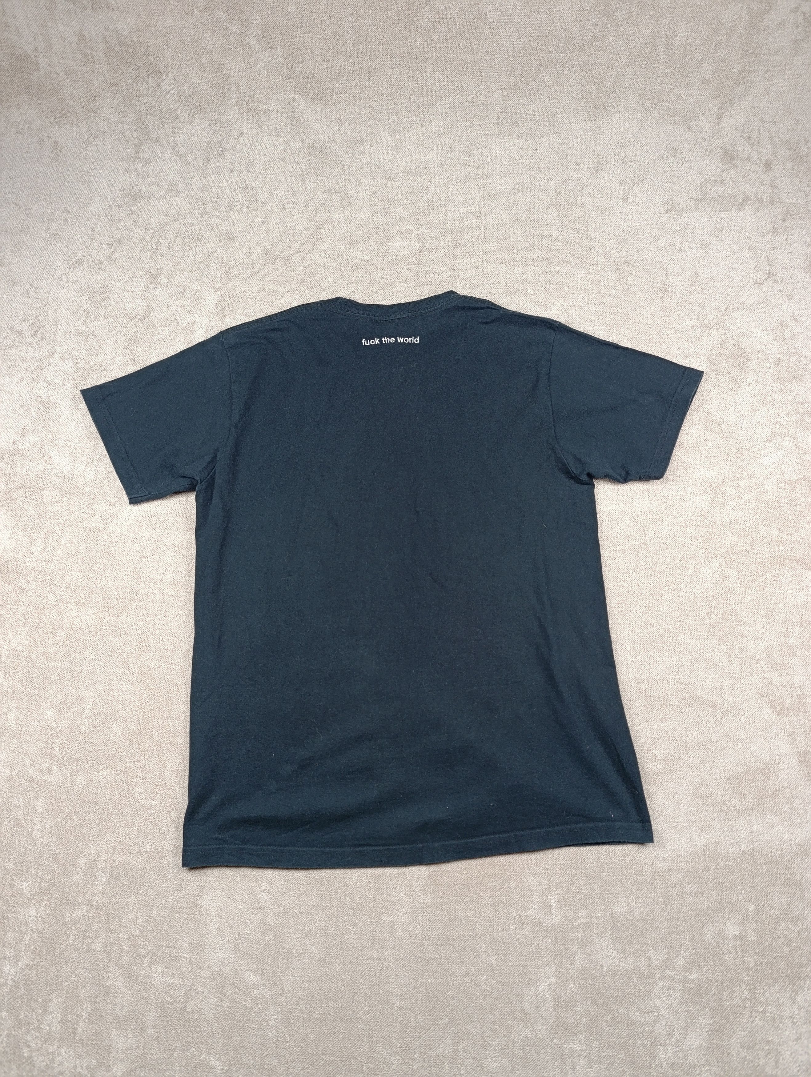 Supreme SUPREME MENS FUCK THE WORLD TEE BLACK Size US M / EU 48-50 / 2 - 10 Thumbnail