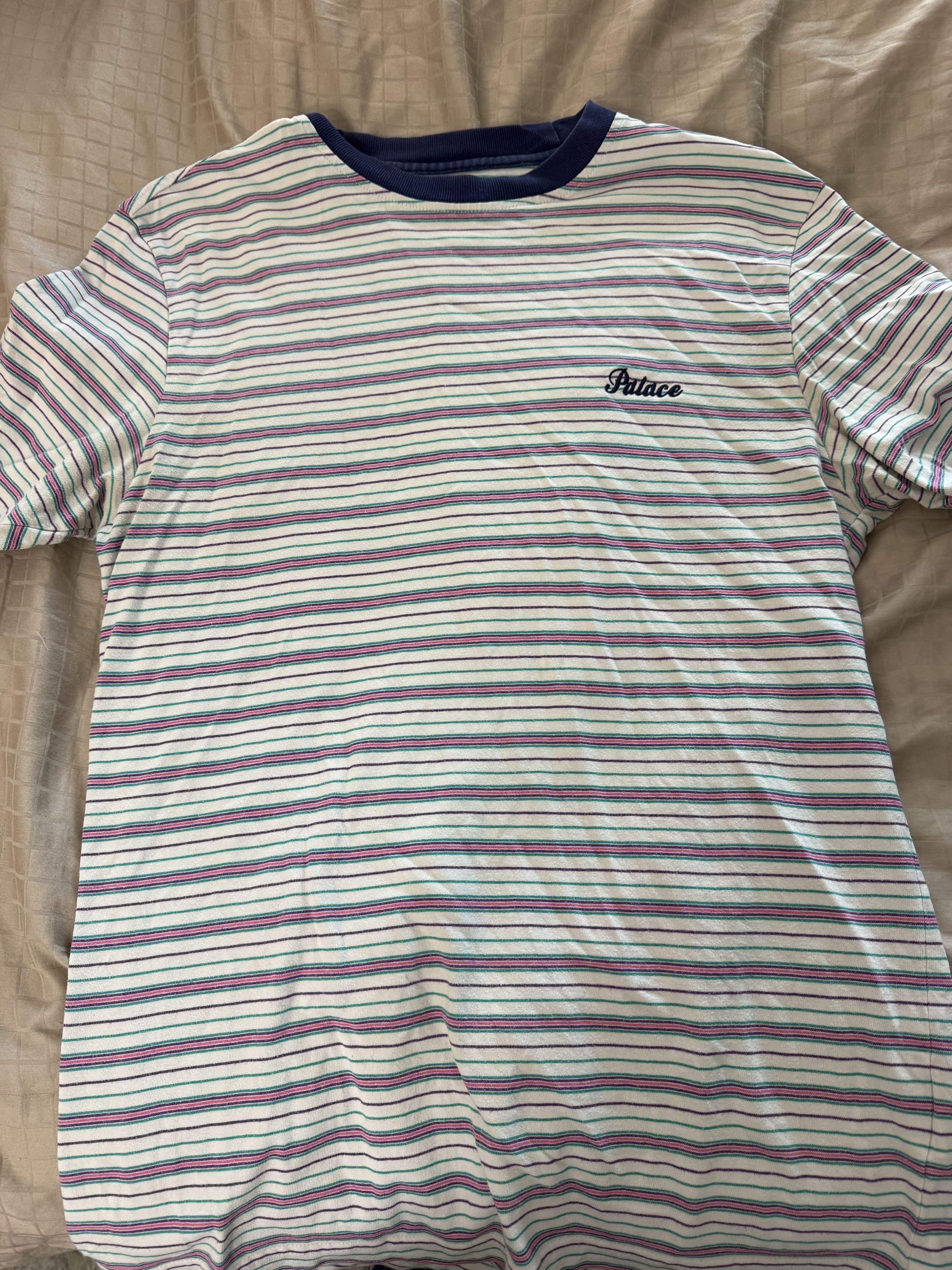 Palace Palace stripped Tshirt Size US M / EU 48-50 / 2 - 1 Thumbnail