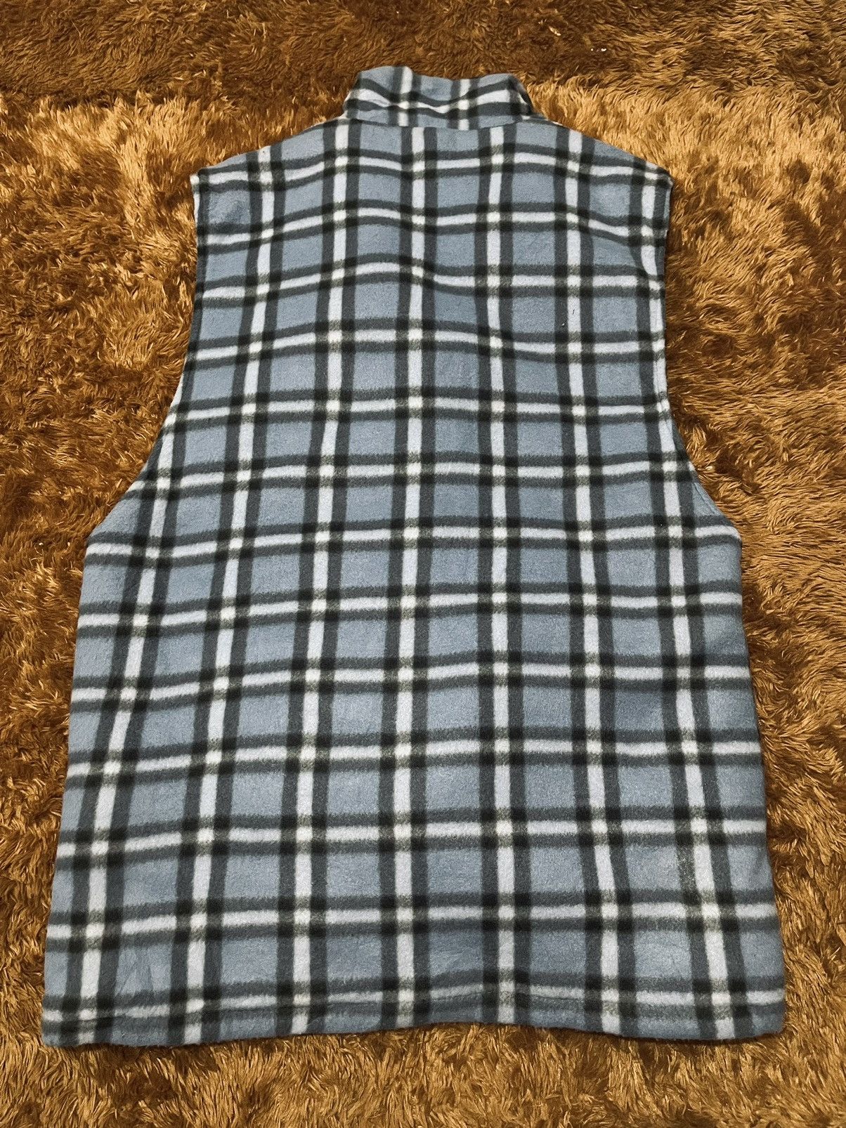 Japanese Brand Starlit Check Flannel Pattern Puffer Vest Y2K Style Size US M / EU 48-50 / 2 - 5 Thumbnail
