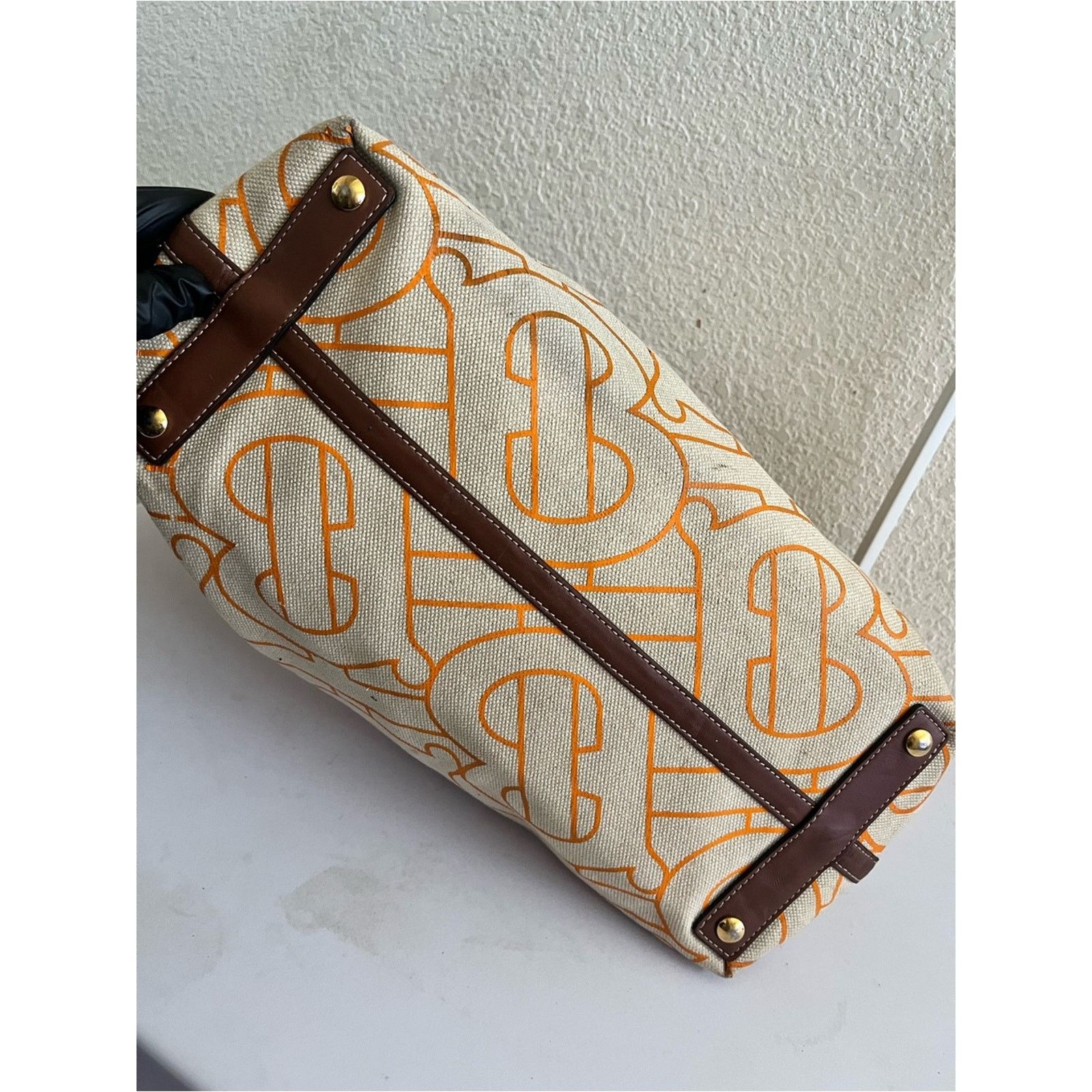 Burberry Burberry TB canvas tote bag Size ONE SIZE - 15 Thumbnail