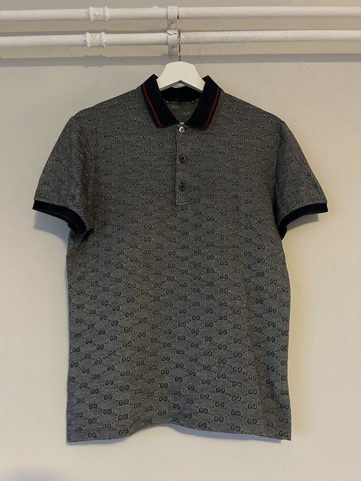 Gucci Gucci GG Monogram Polo Shirt Size US S / EU 44-46 / 1 - 1 Thumbnail