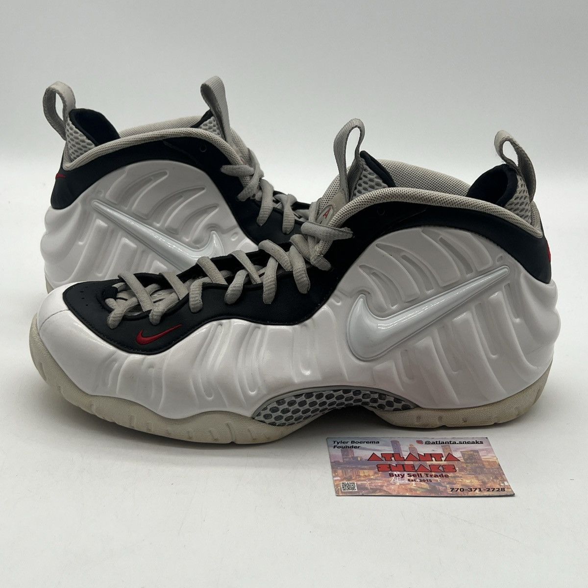 Nike Air Foamposite pro chrome white Size US 10.5 / EU 43-44 - 1 Thumbnail