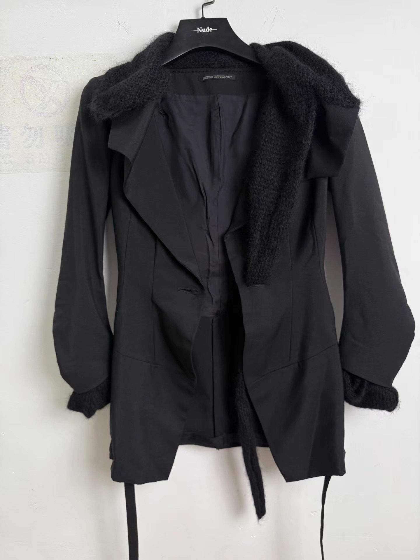 Yohji Yamamoto Yohji Yamamoto Vintage Layered Wool Blazer K20 Size XS / US 0-2 / IT 36-38 - 3 Thumbnail