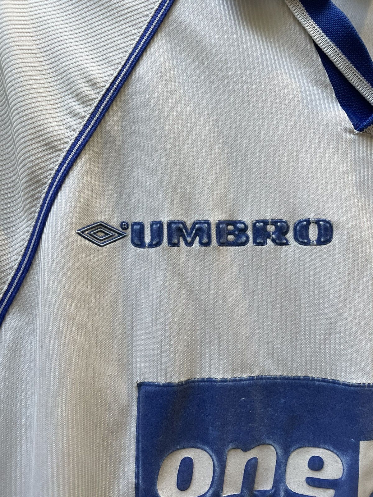 Umbro × Vintage EVERTON 1998 1999 AWAY FOOTBALL SHIRT SOCCER JERSEY UMBRO Size US M / EU 48-50 / 2 - 2 Thumbnail