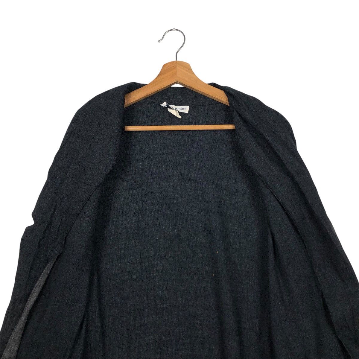 Designer × Japanese Brand × Vintage 📌Rich Black Chore Work Jacket Kenneth Mitchell Issey Miyake Size US M / EU 48-50 / 2 - 15 Thumbnail