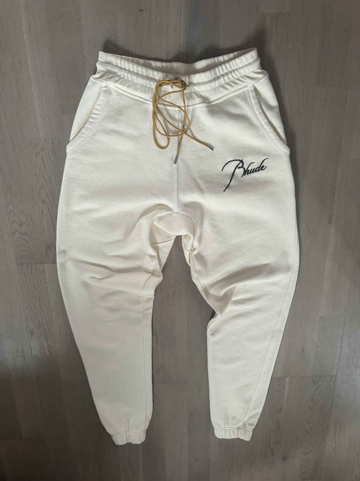 Rhude RHUDE joggers REAL MEASUREMENTS SHOWN IN PHOTOS BY TAPE Size US 30 / EU 46 - 4 Thumbnail